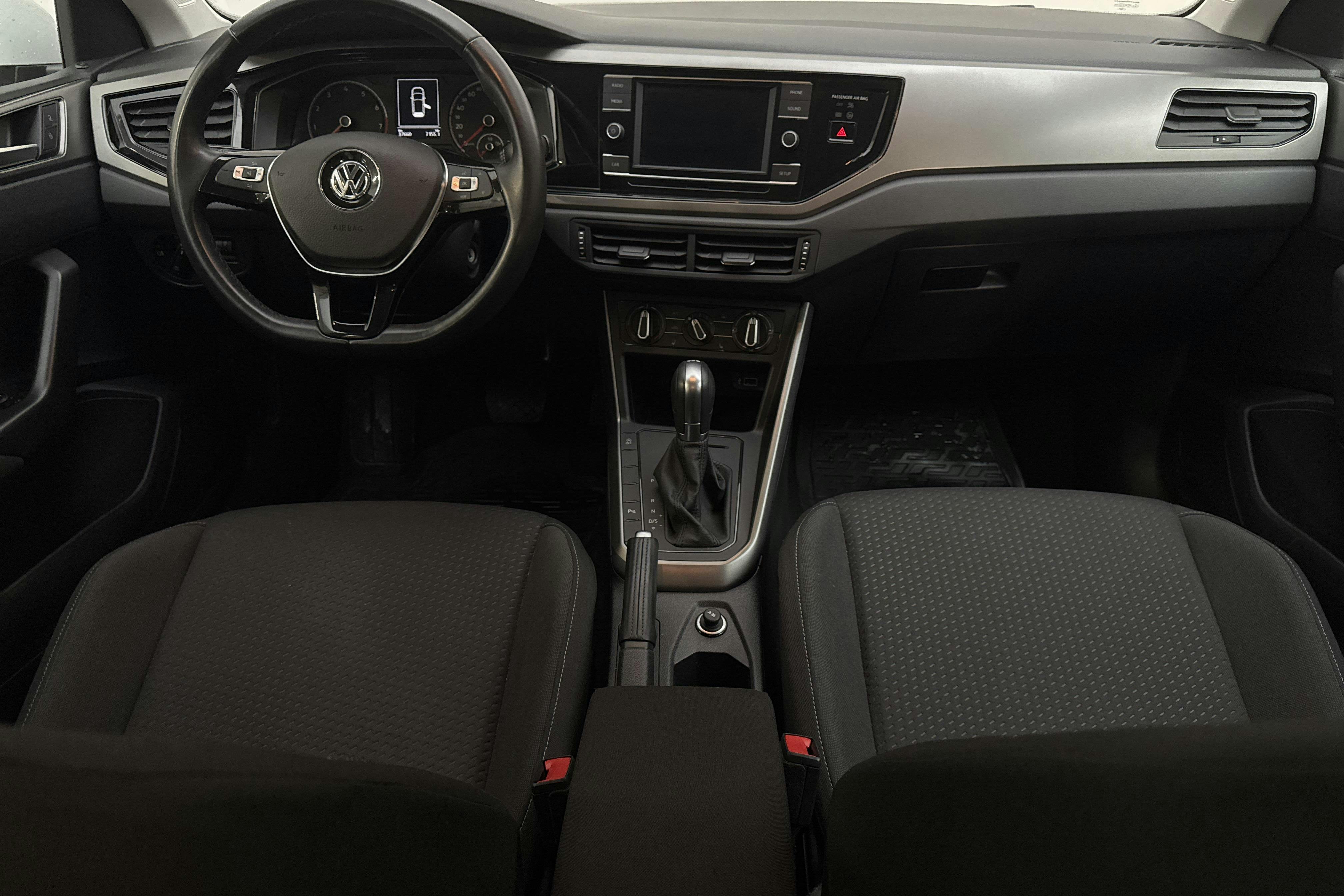 VW Polo 1.0 TSI 5dr (95hk) - 37 660 km - Automatyczna - biały - 2019