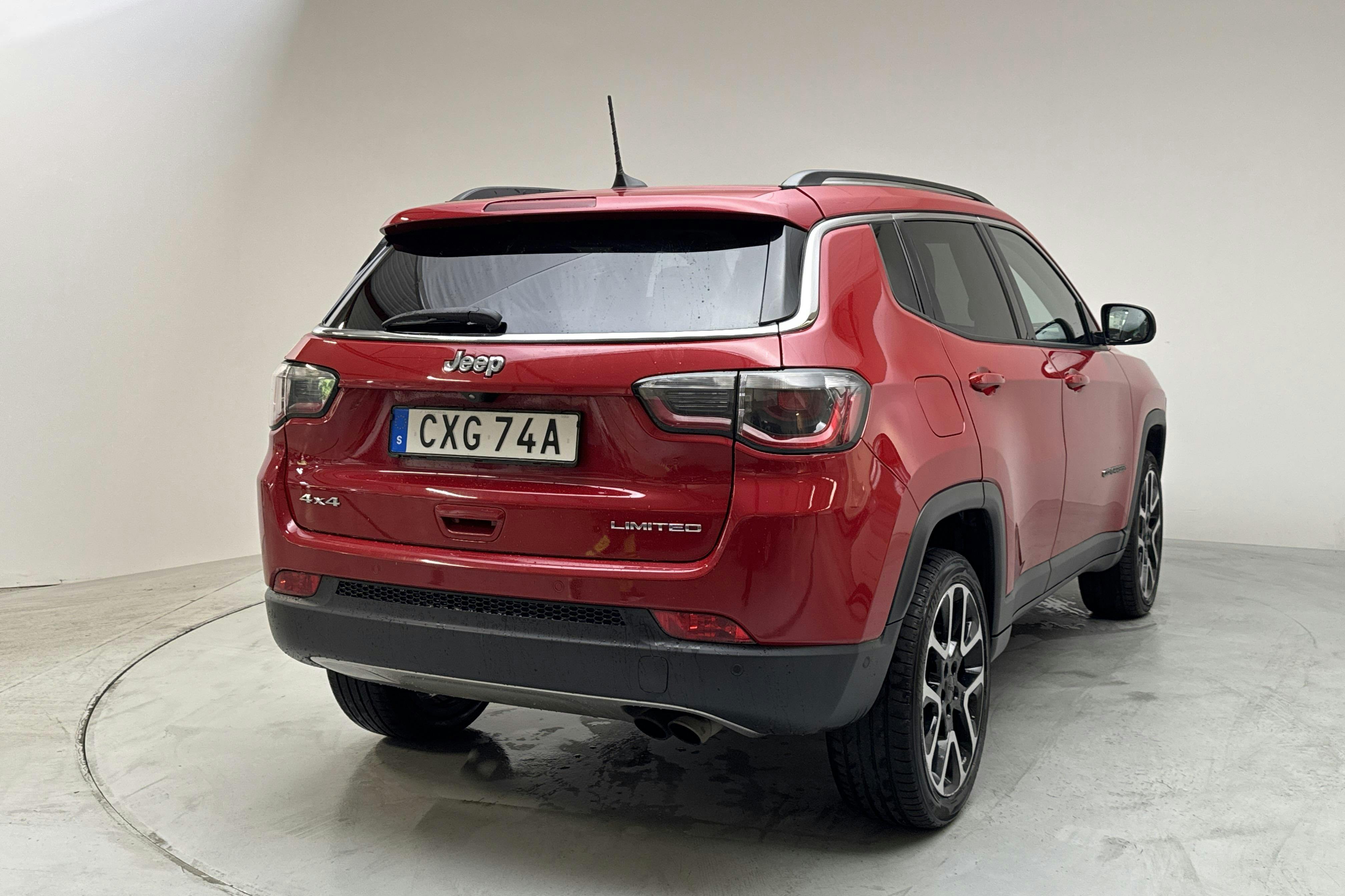 Jeep Compass 1.4 Multiair 4WD (170hk) - 8 152 mil - Automat - röd - 2019