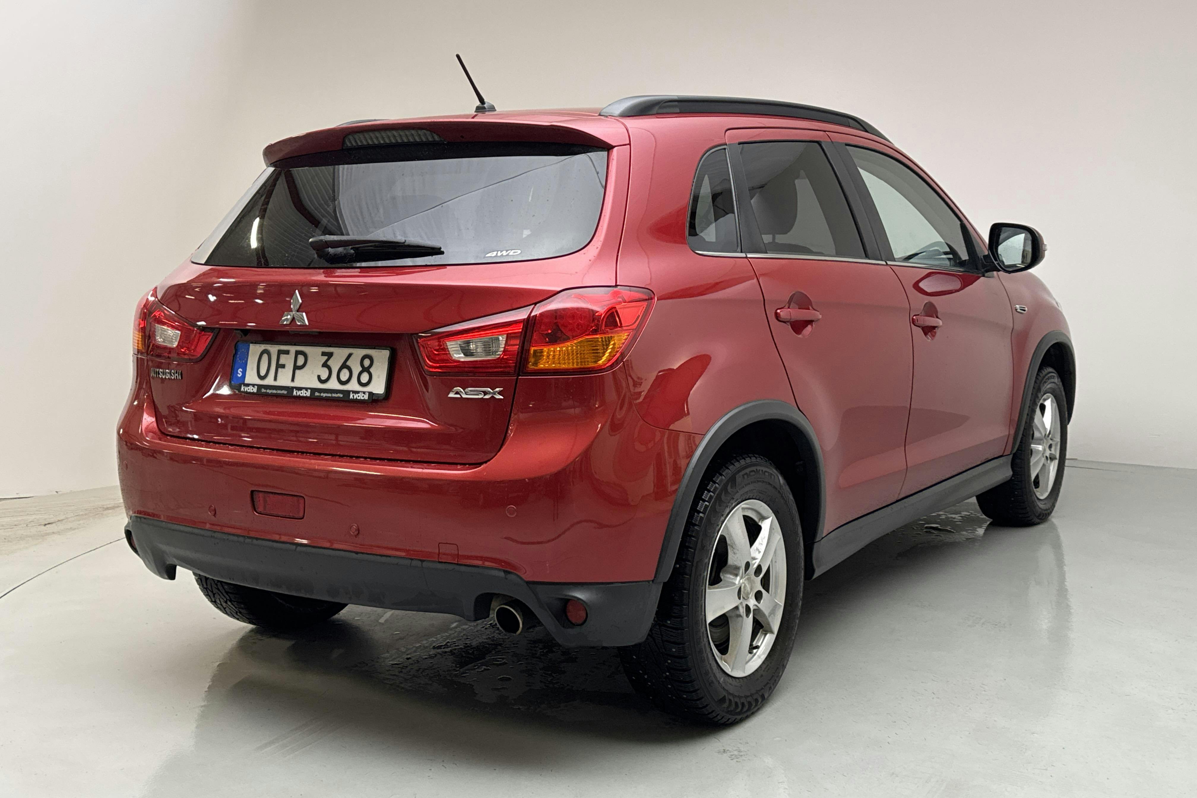Mitsubishi ASX 2.2D 4WD (150hk) - 14 112 mil - Automat - röd - 2016
