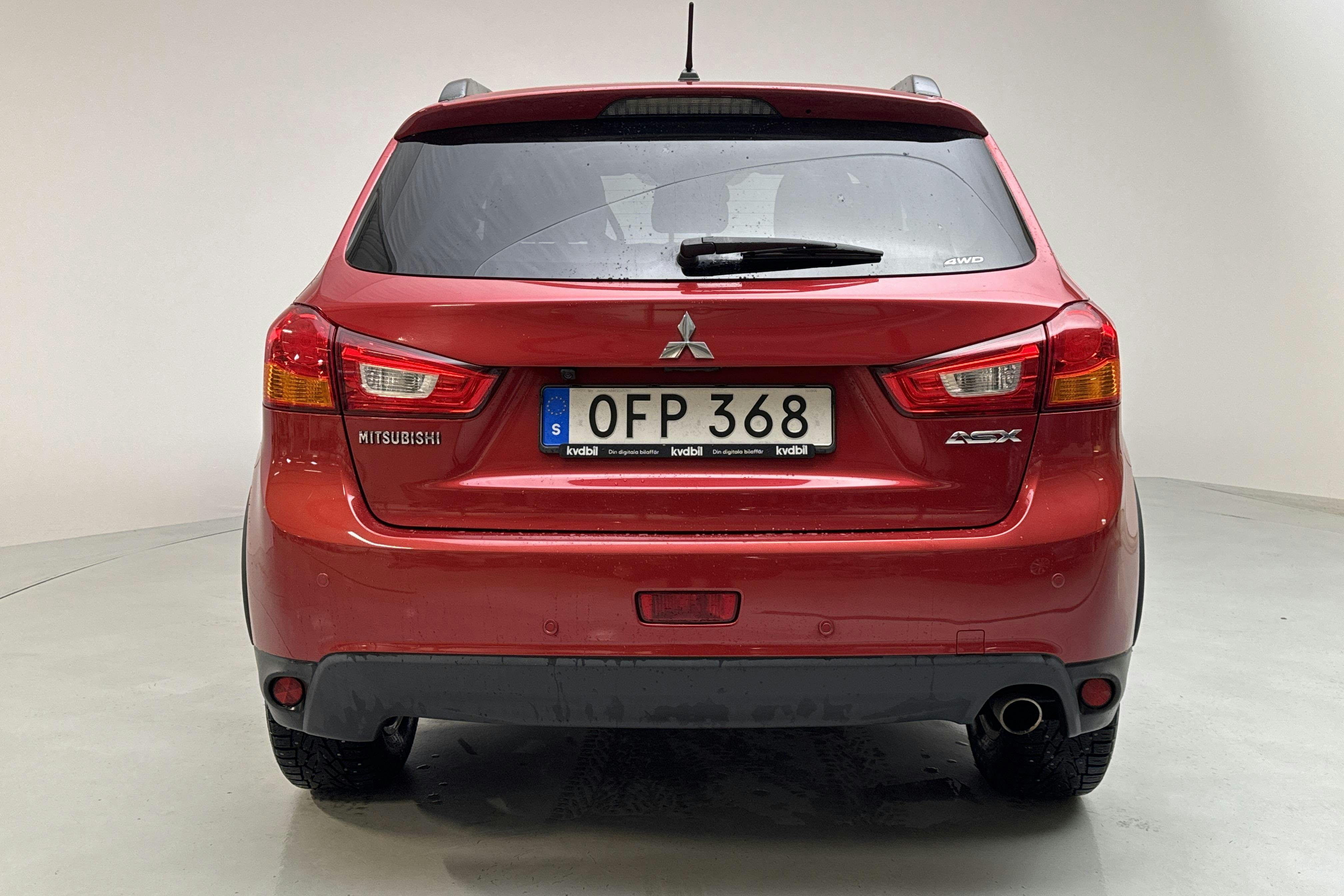 Mitsubishi ASX 2.2D 4WD (150hk) - 14 112 mil - Automat - röd - 2016