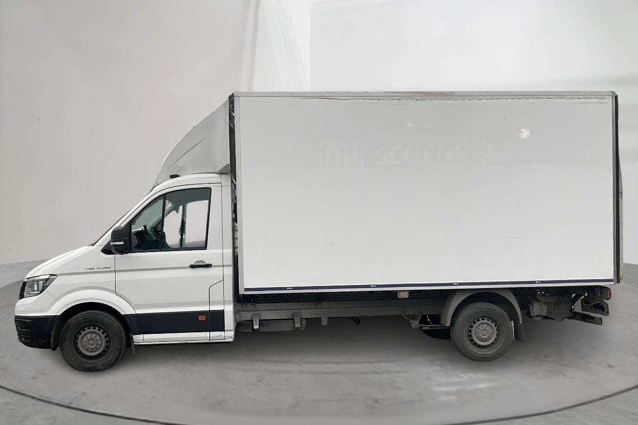 MAN TGE 3.140 Volymskåp (140hk) - 15 304 mil - Automat - vit - 2018