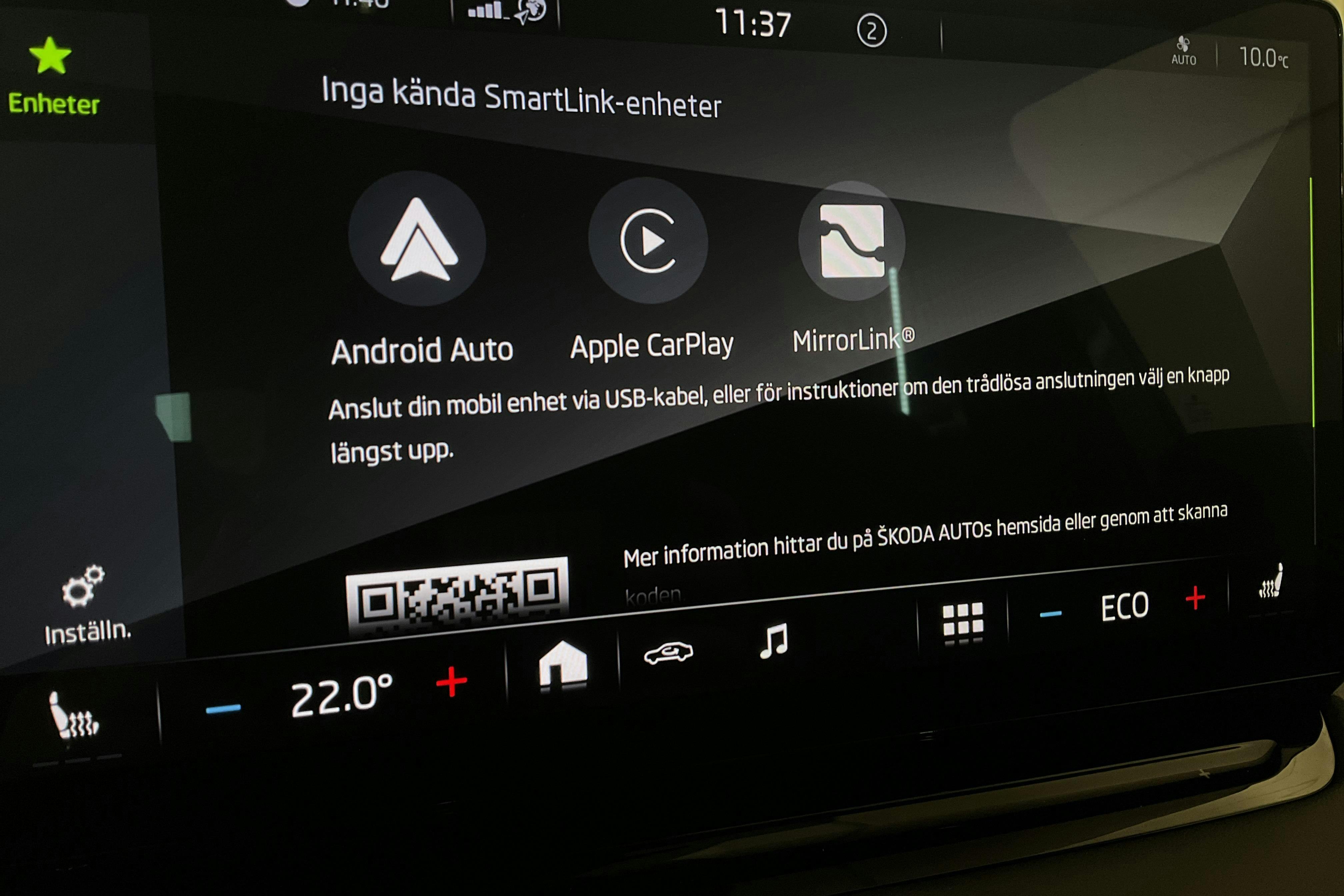 Skoda Enyaq RS Coupé iV (299hk) - 7 918 mil - Automat - grå - 2023
