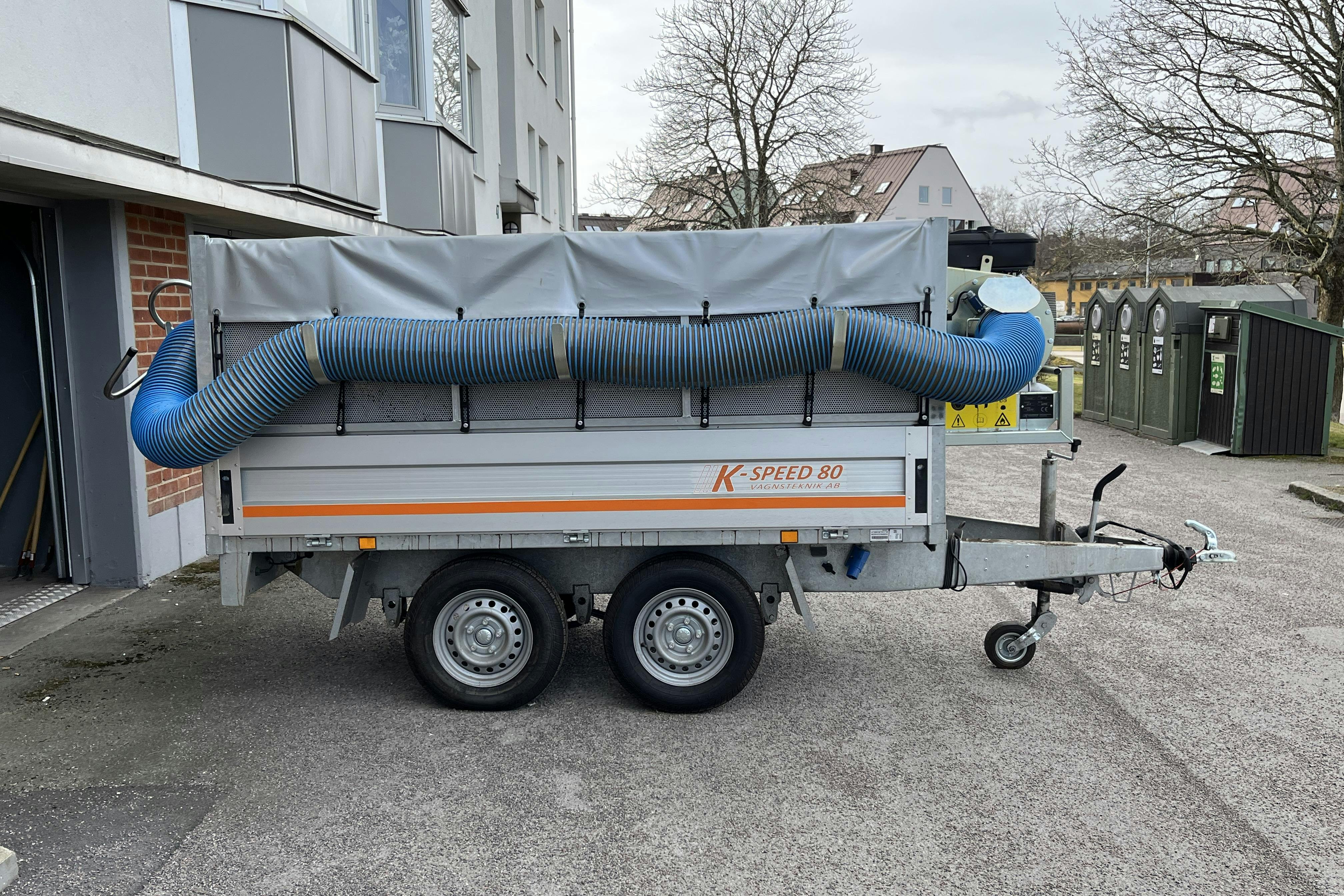 K-Vagnen K-speed 80 lövsug -  - silver - 2018