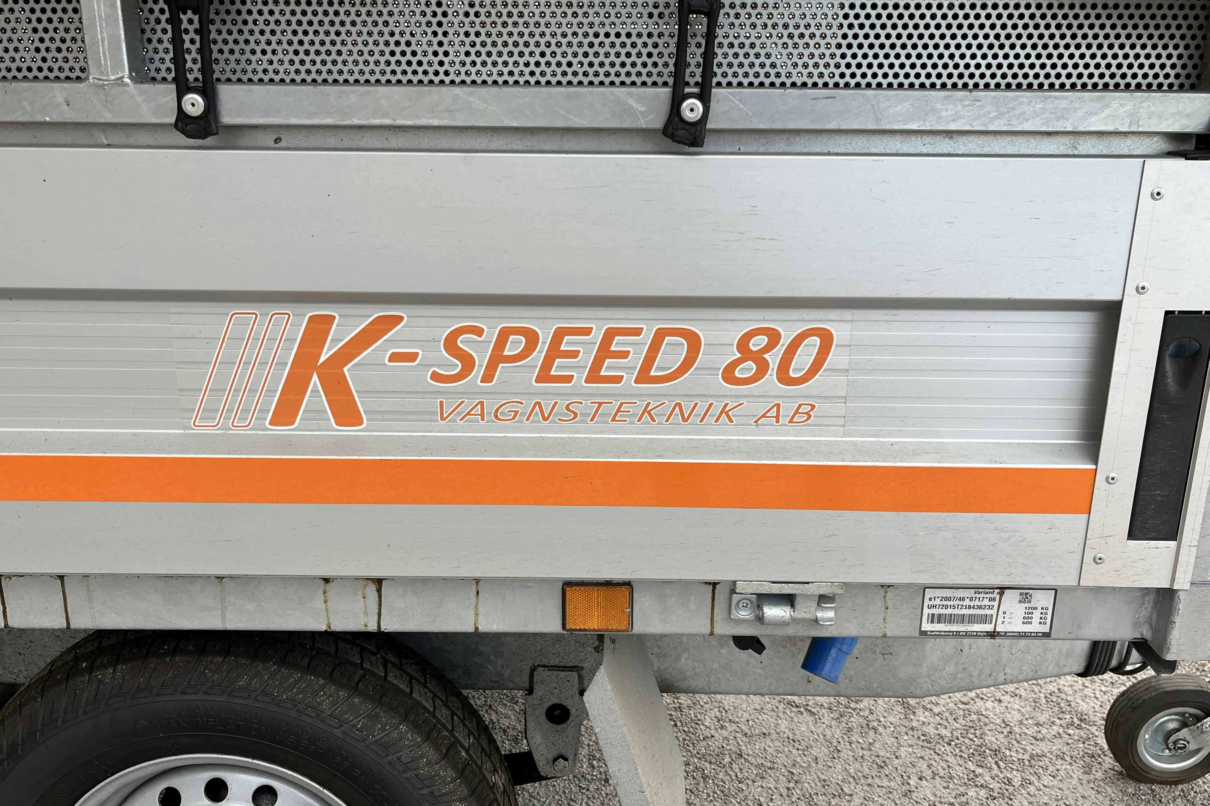 K-Vagnen K-speed 80 lövsug -  - silver - 2018