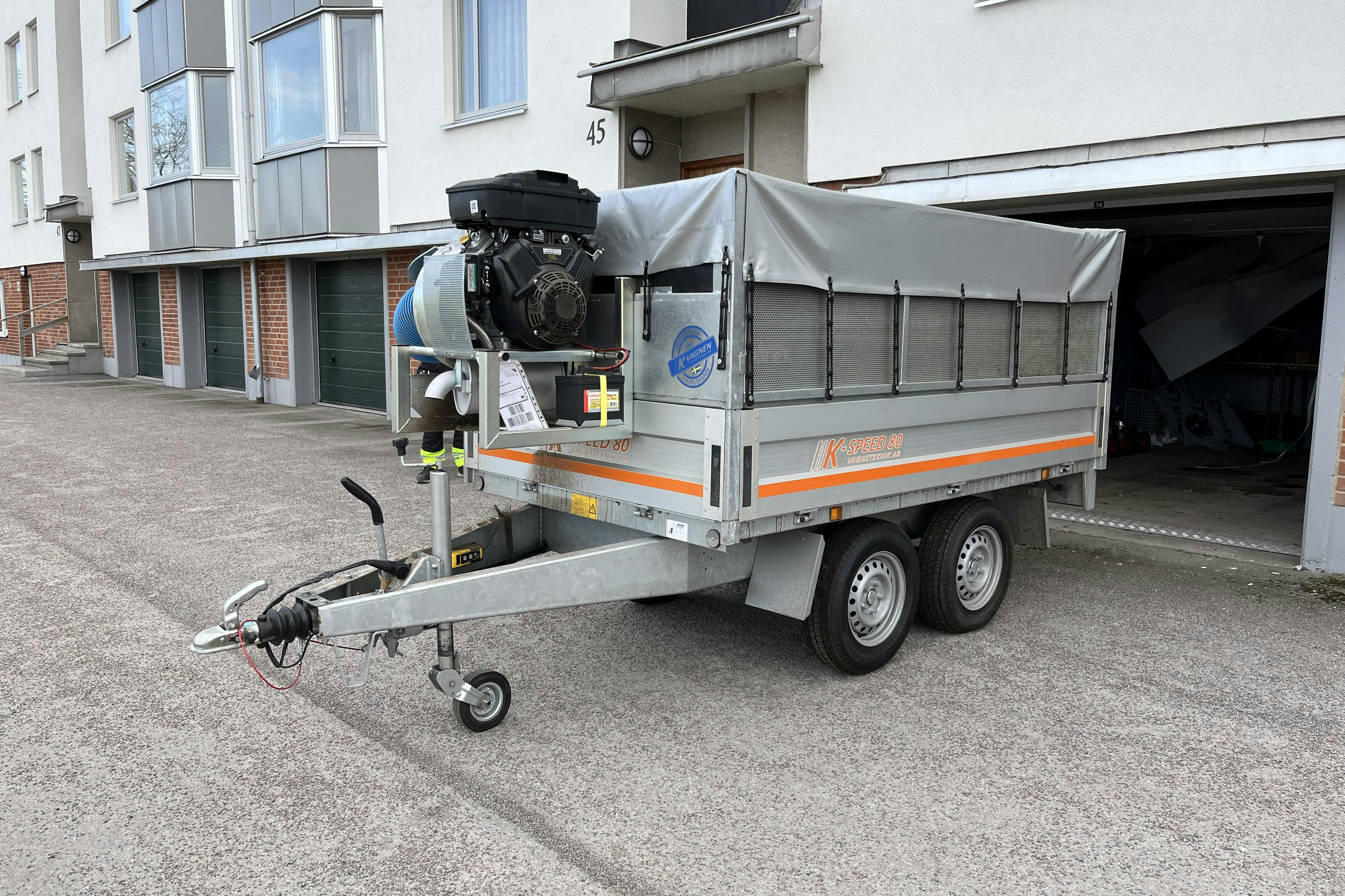 K-Vagnen K-speed 80 lövsug -  - silver - 2018