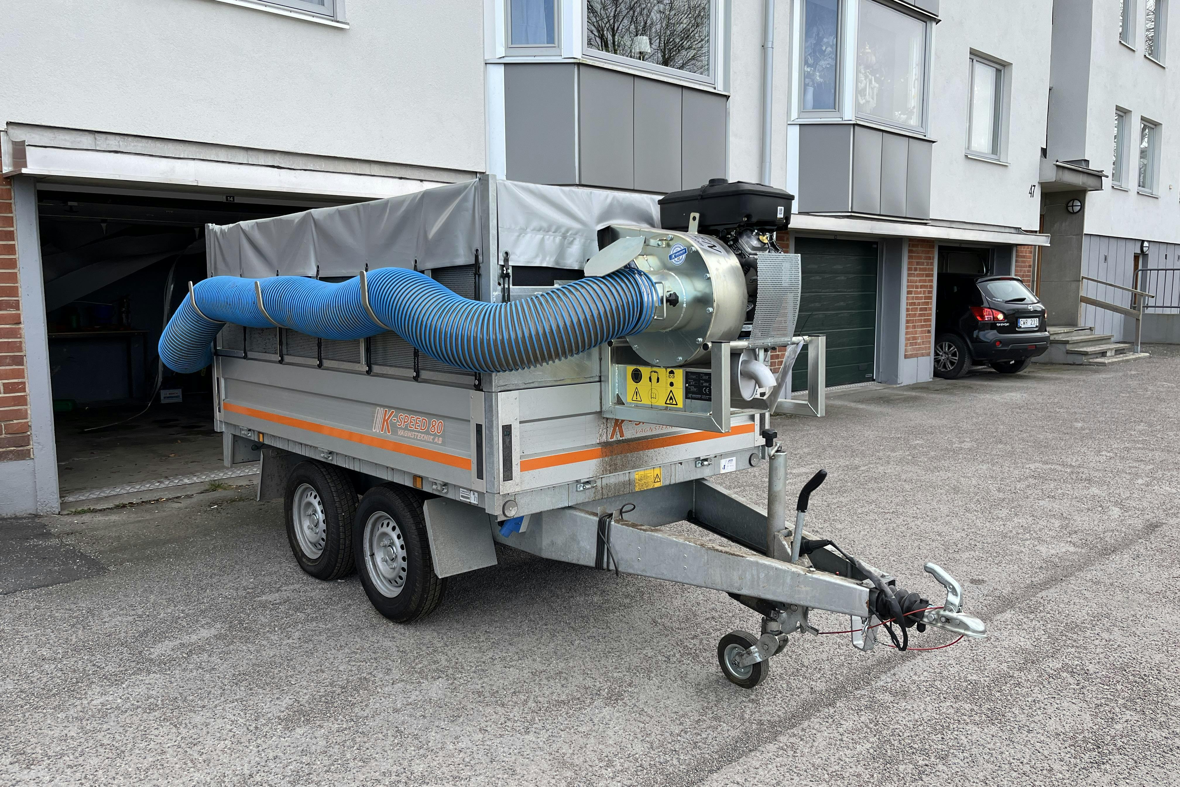 K-Vagnen K-speed 80 lövsug -  - silver - 2018