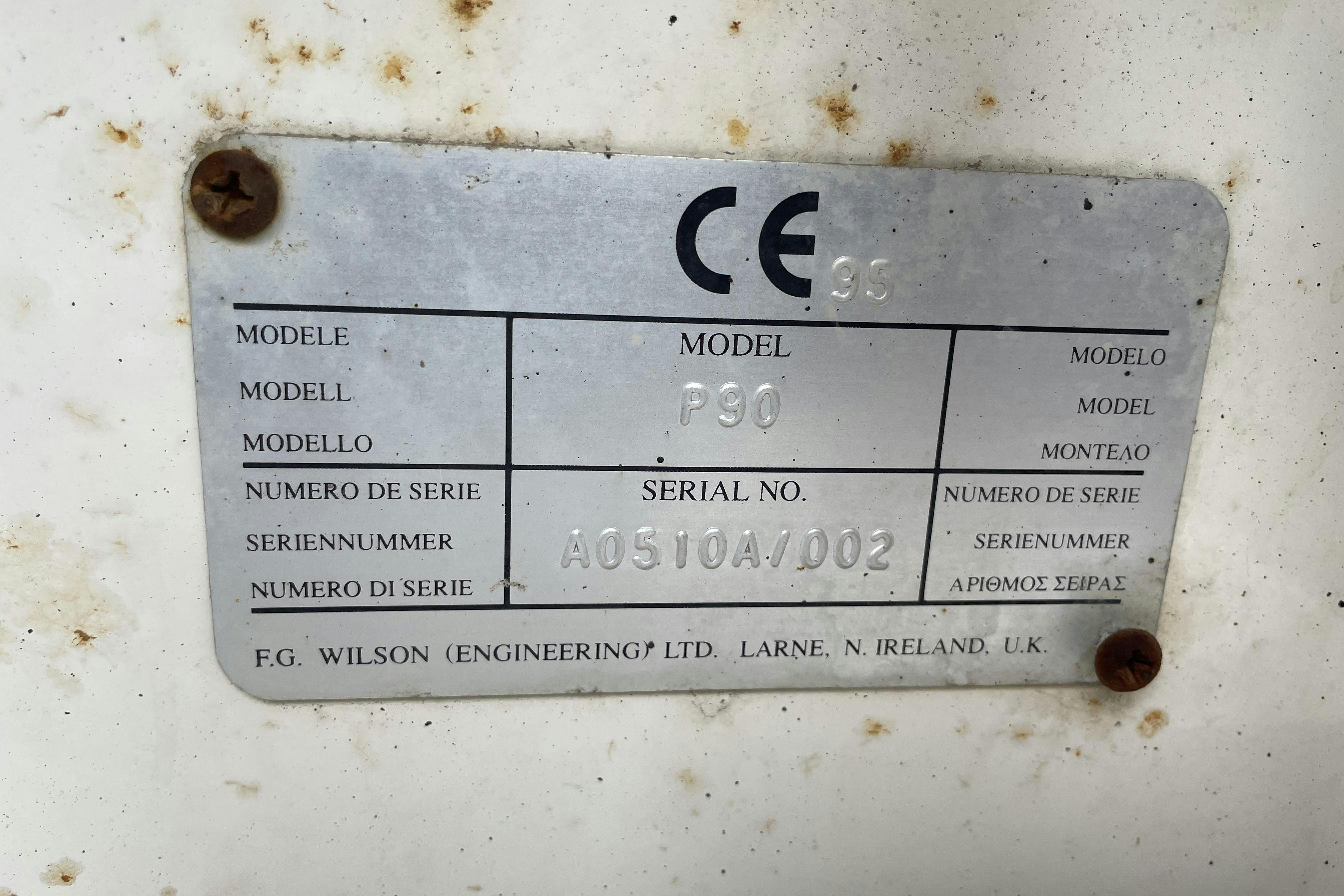 FG Wilson P90 Elverk -  - 1995
