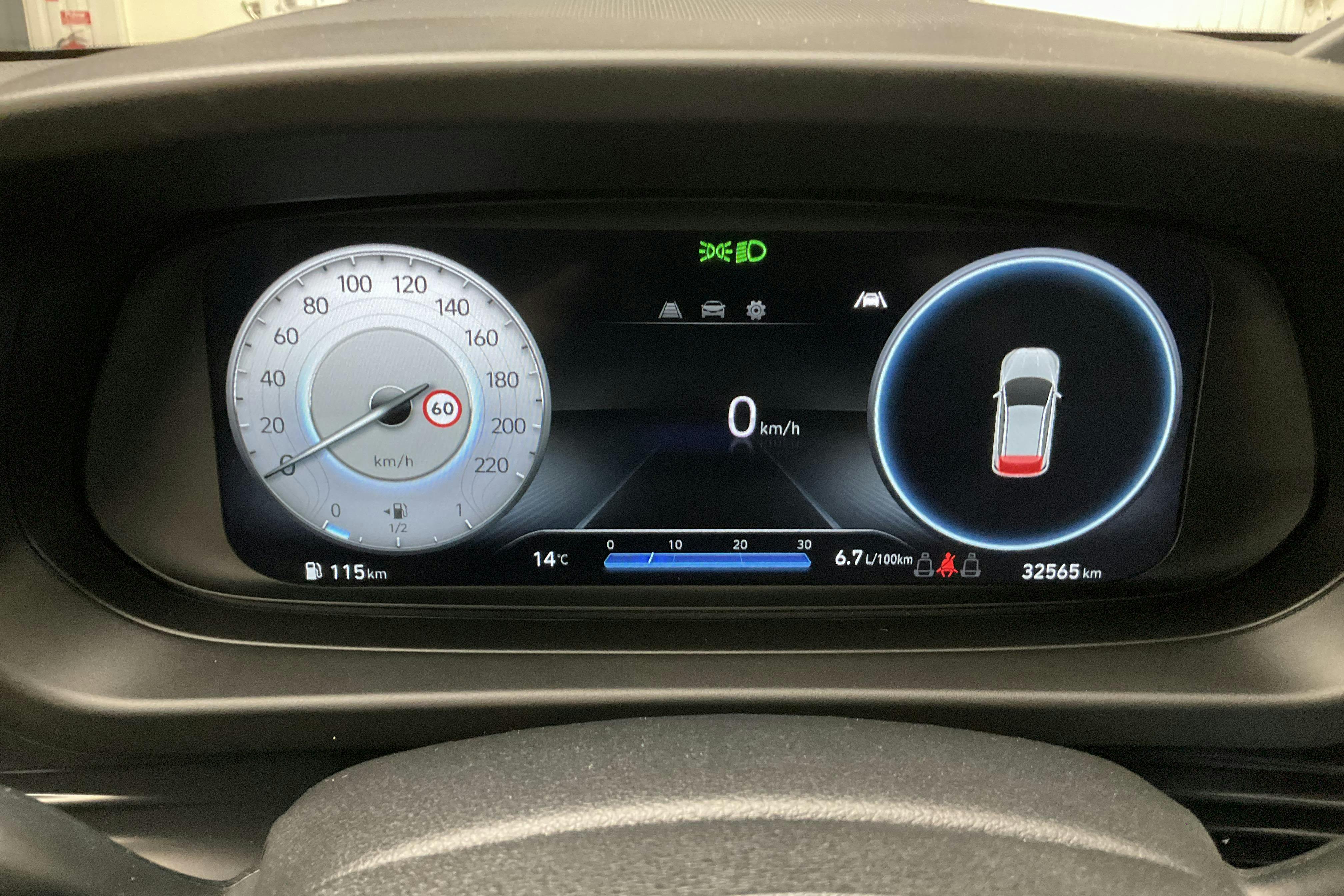 Hyundai i20 1.25 MPi (84hk) - 32 560 km - Manual - red - 2021