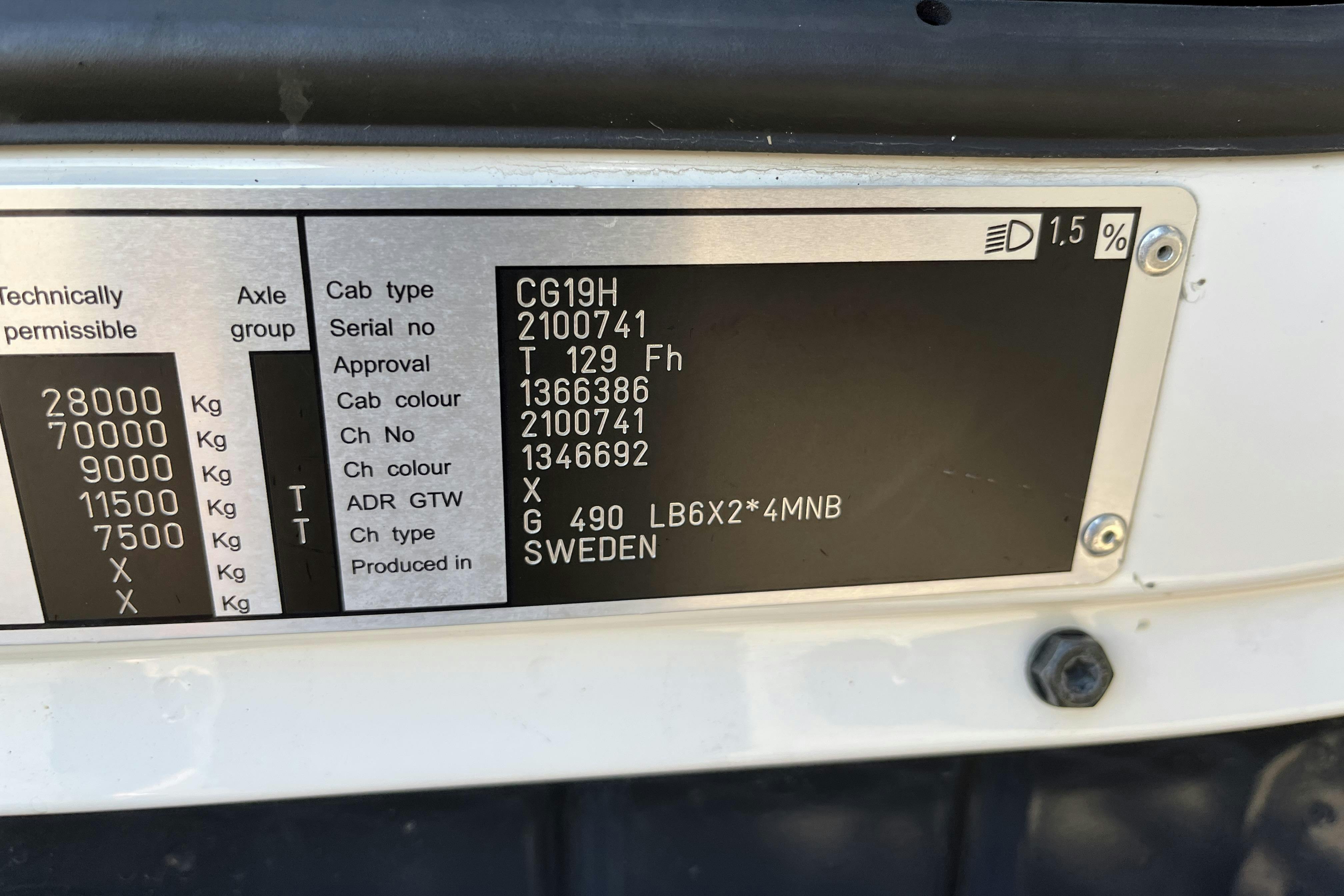 SCANIA G490 - 853 055 km - Automaattinen - valkoinen - 2014