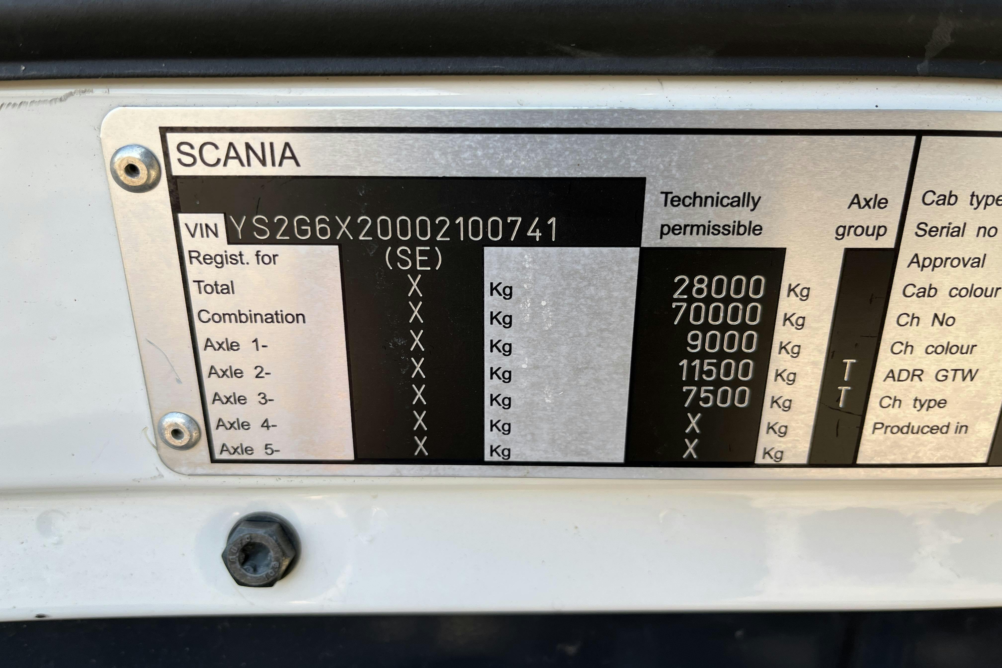 SCANIA G490 - 853 055 km - Automaattinen - valkoinen - 2014