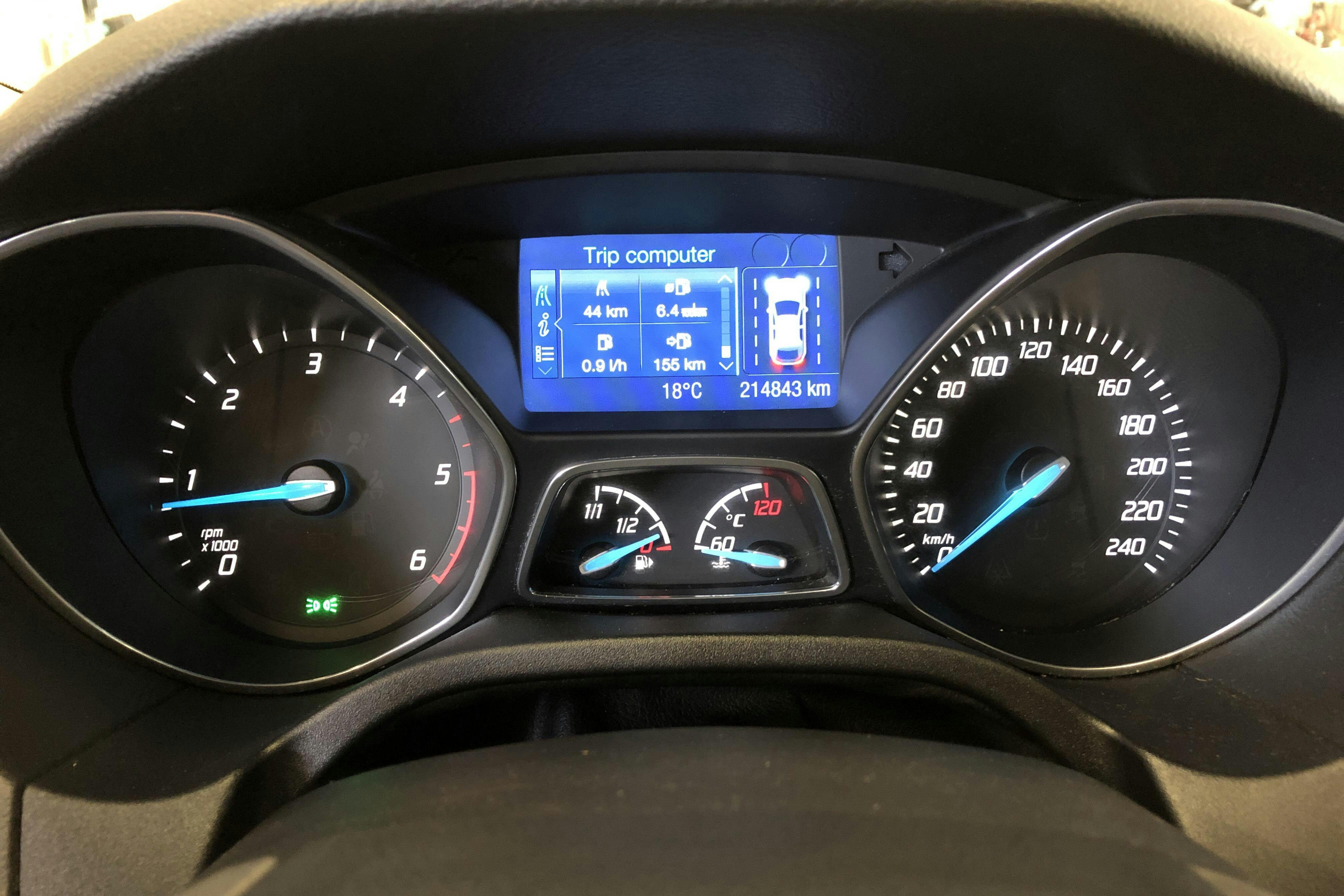 Ford Focus 1.6 TDCi Kombi (115hk) - 21 484 mil - Manuell - brun - 2013