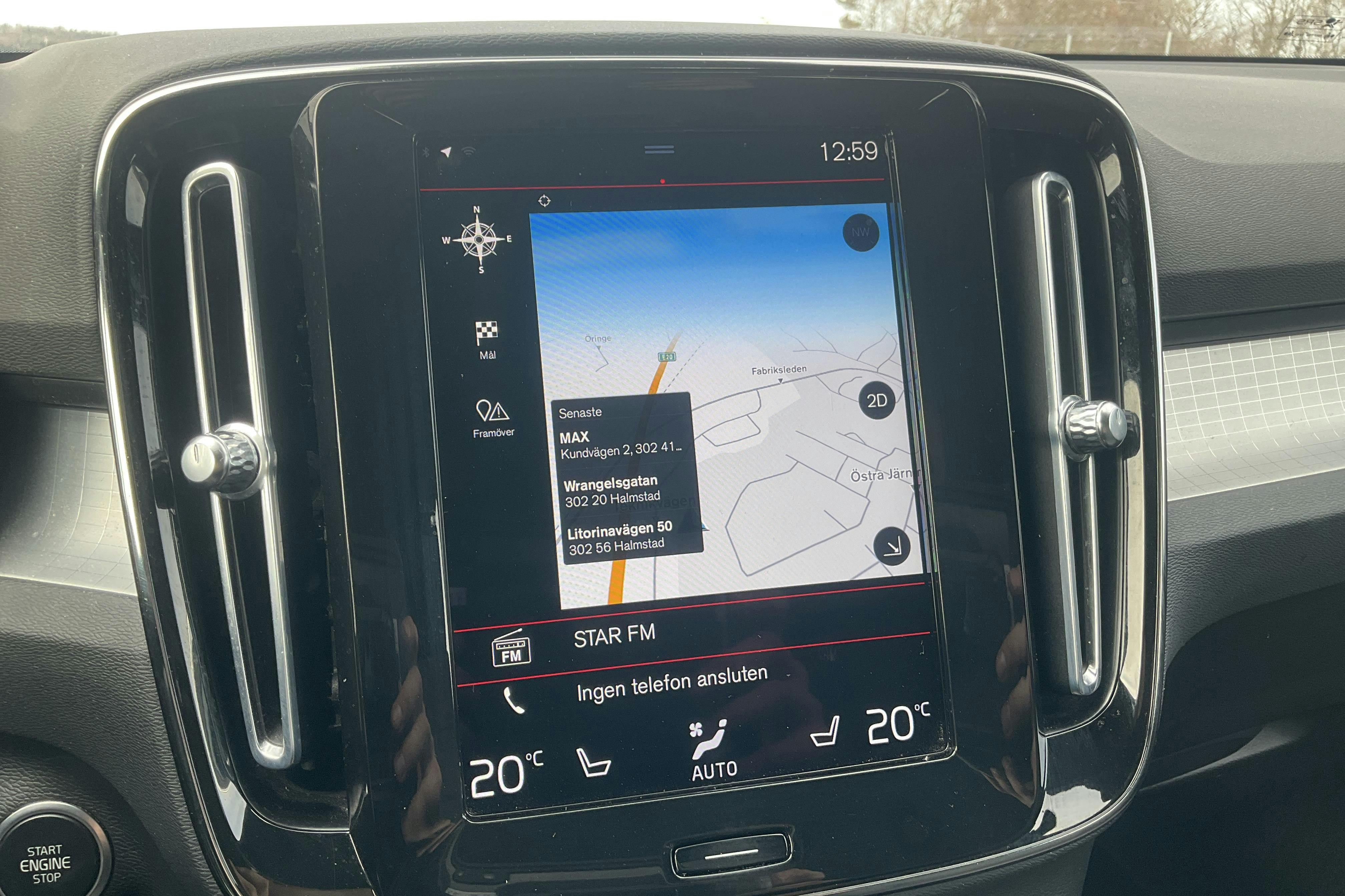 Volvo XC40 T4 2WD Recharge (211hk) - 62 460 km - Automaatne - hall - 2022