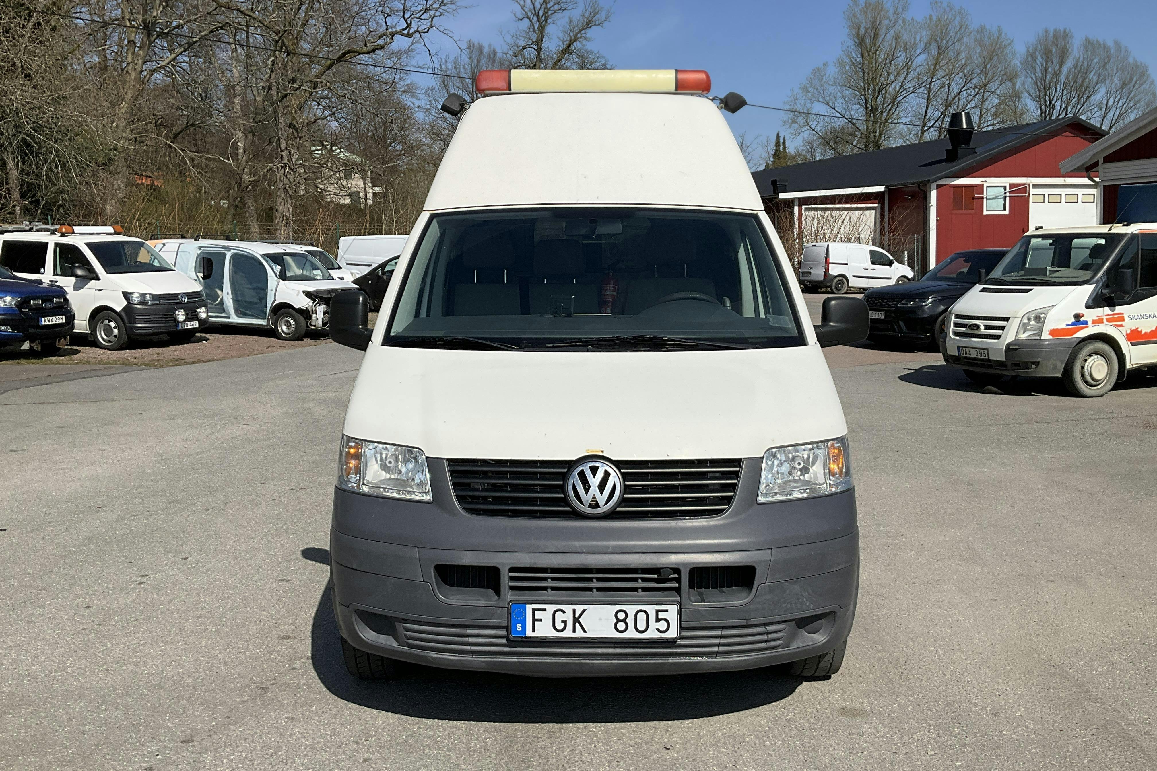 VW Transporter T5 2.0 (115hk) - 149 180 km - Käsitsi - valge - 2008