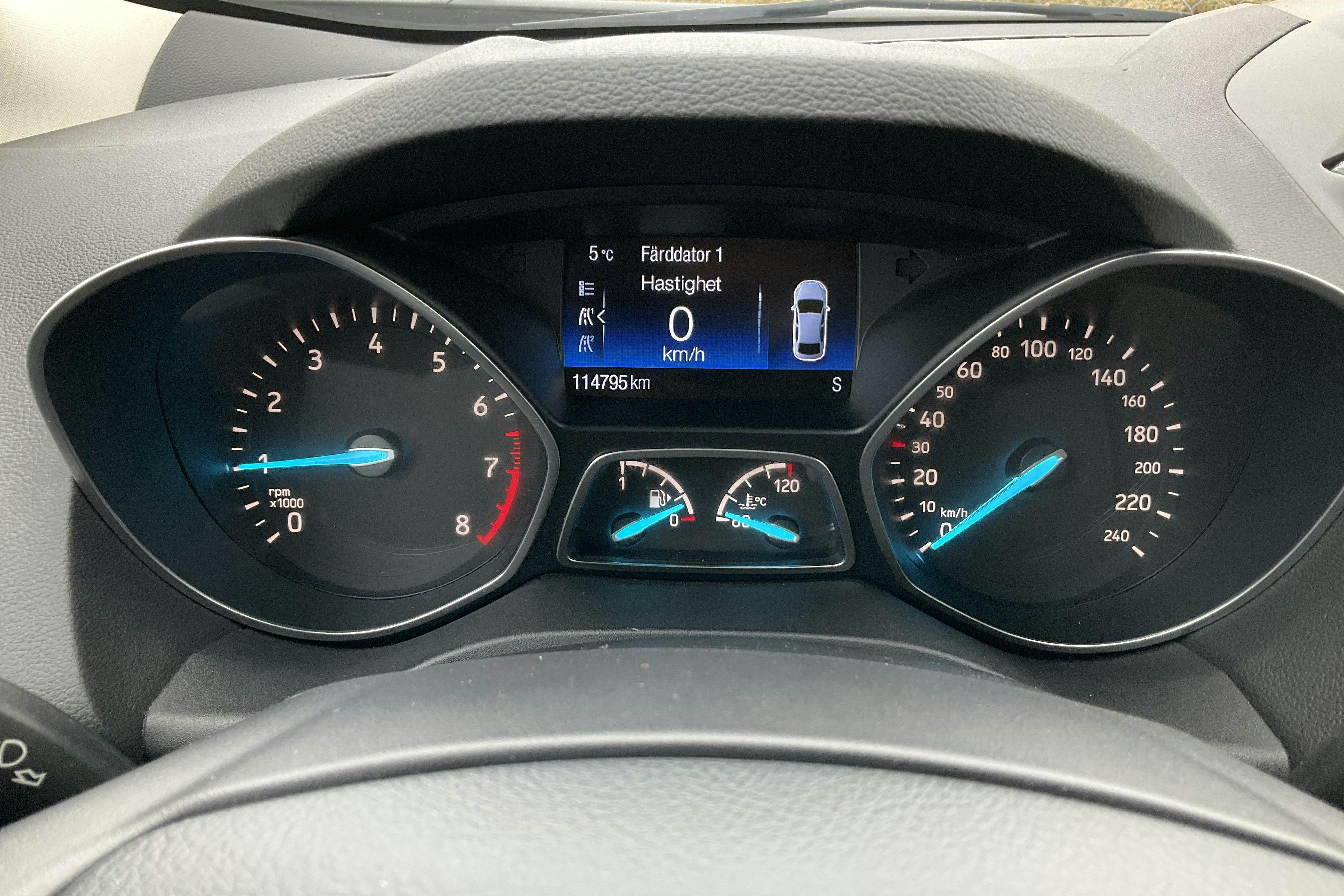 Ford Kuga 1.5 EcoBoost 2WD (150hk) - 114 790 km - Manualna - czarny - 2018