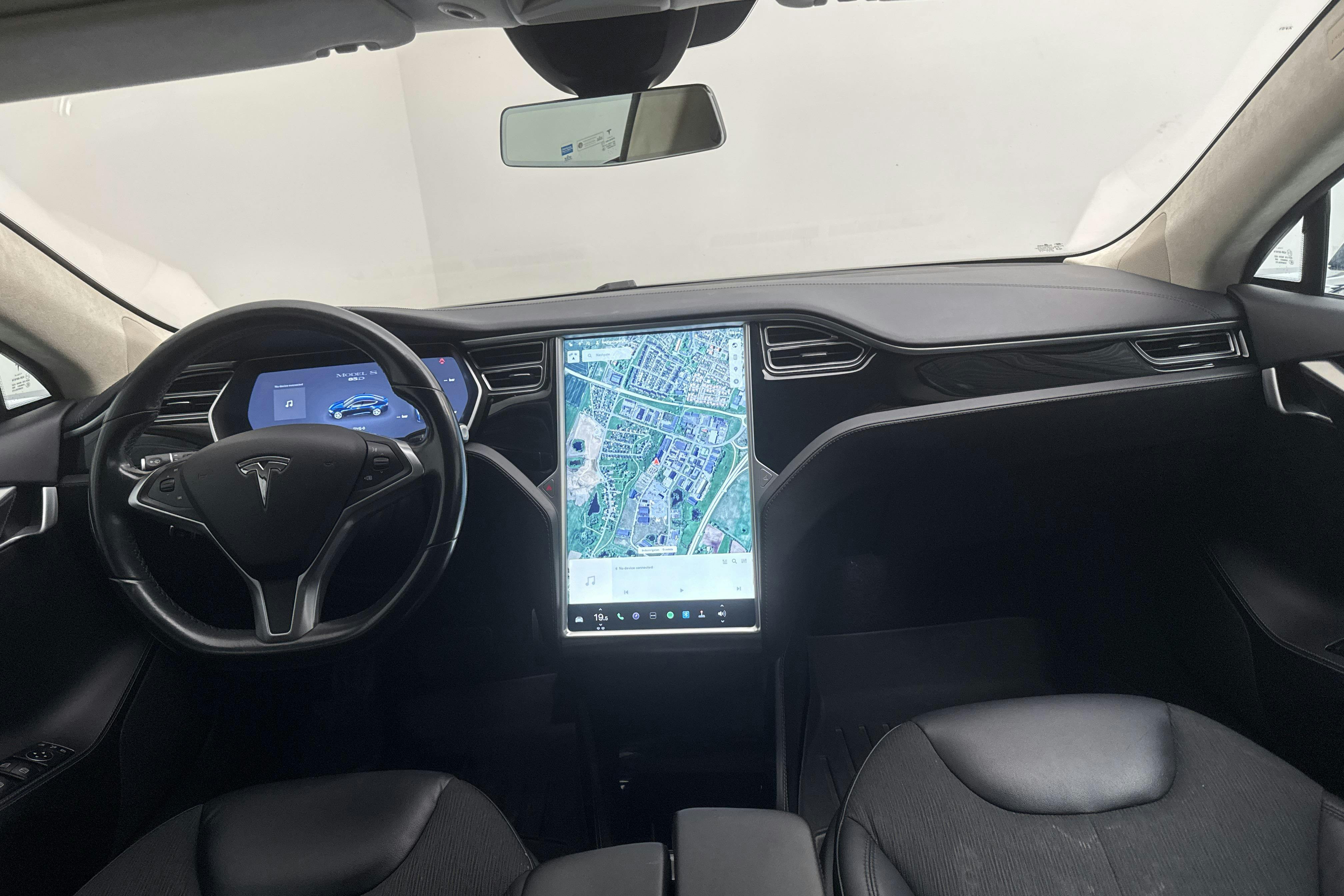 Tesla Model S 85D - 154 170 km - Automatyczna - niebieski - 2015