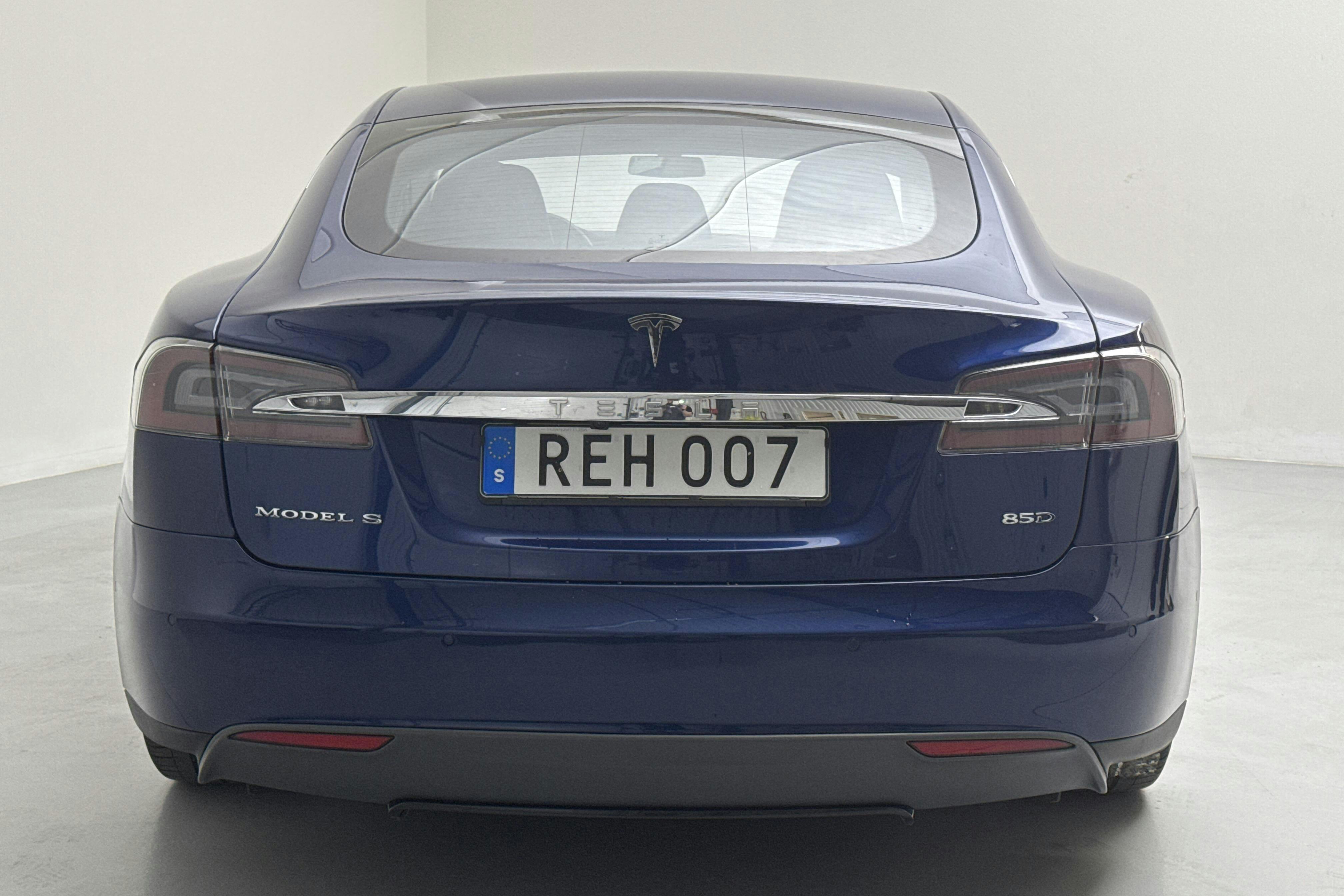 Tesla Model S 85D - 154 170 km - Automatyczna - niebieski - 2015