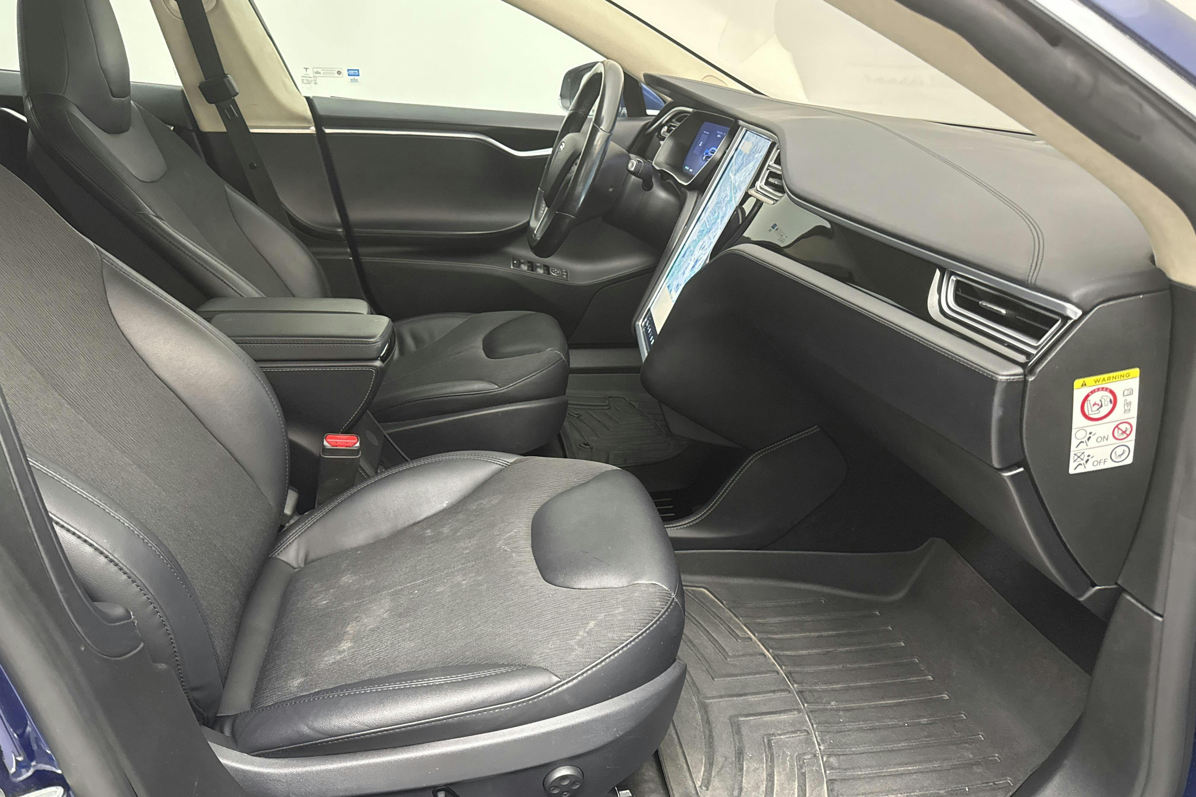 Tesla Model S 85D - 154 170 km - Automatyczna - niebieski - 2015