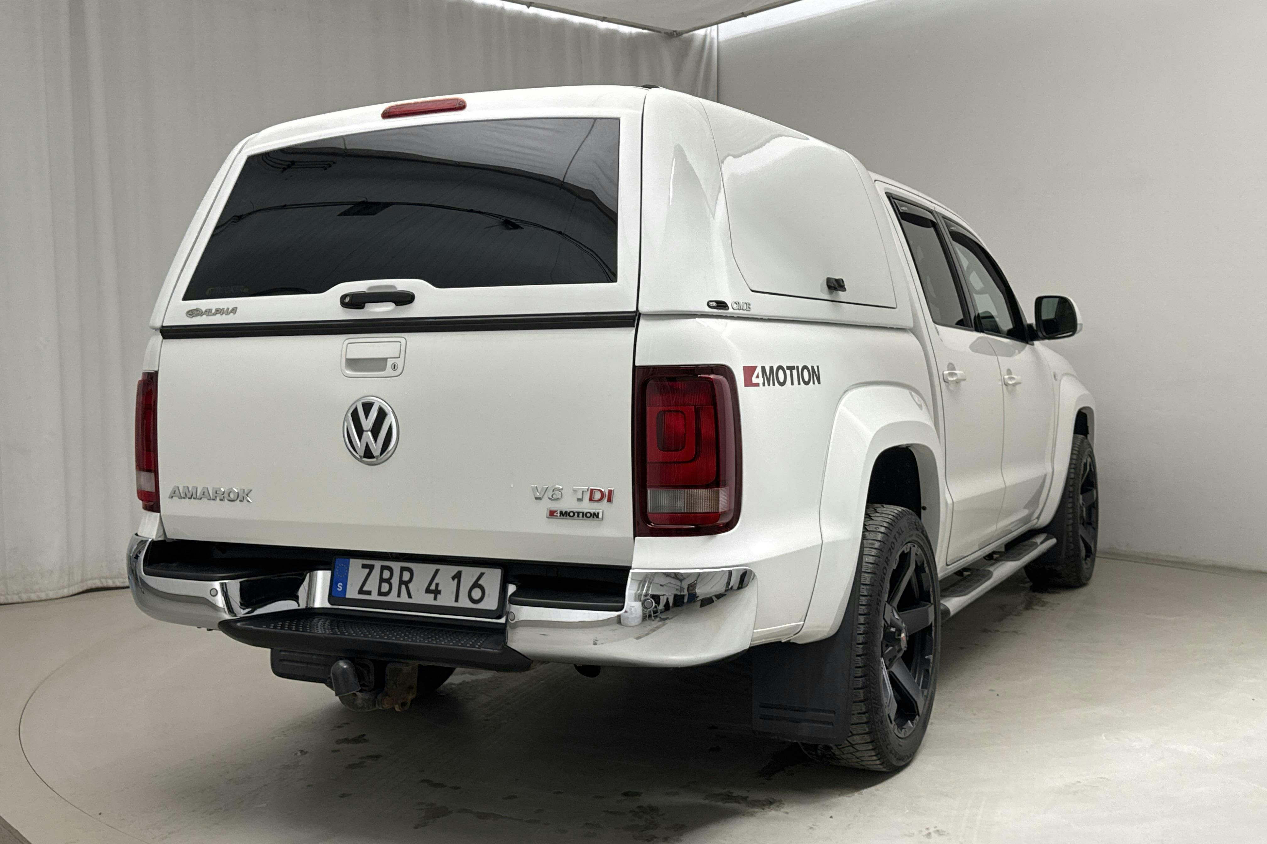VW Amarok 3.0 TDI 4motion (224hk) - 23 554 mil - Automat - vit - 2018