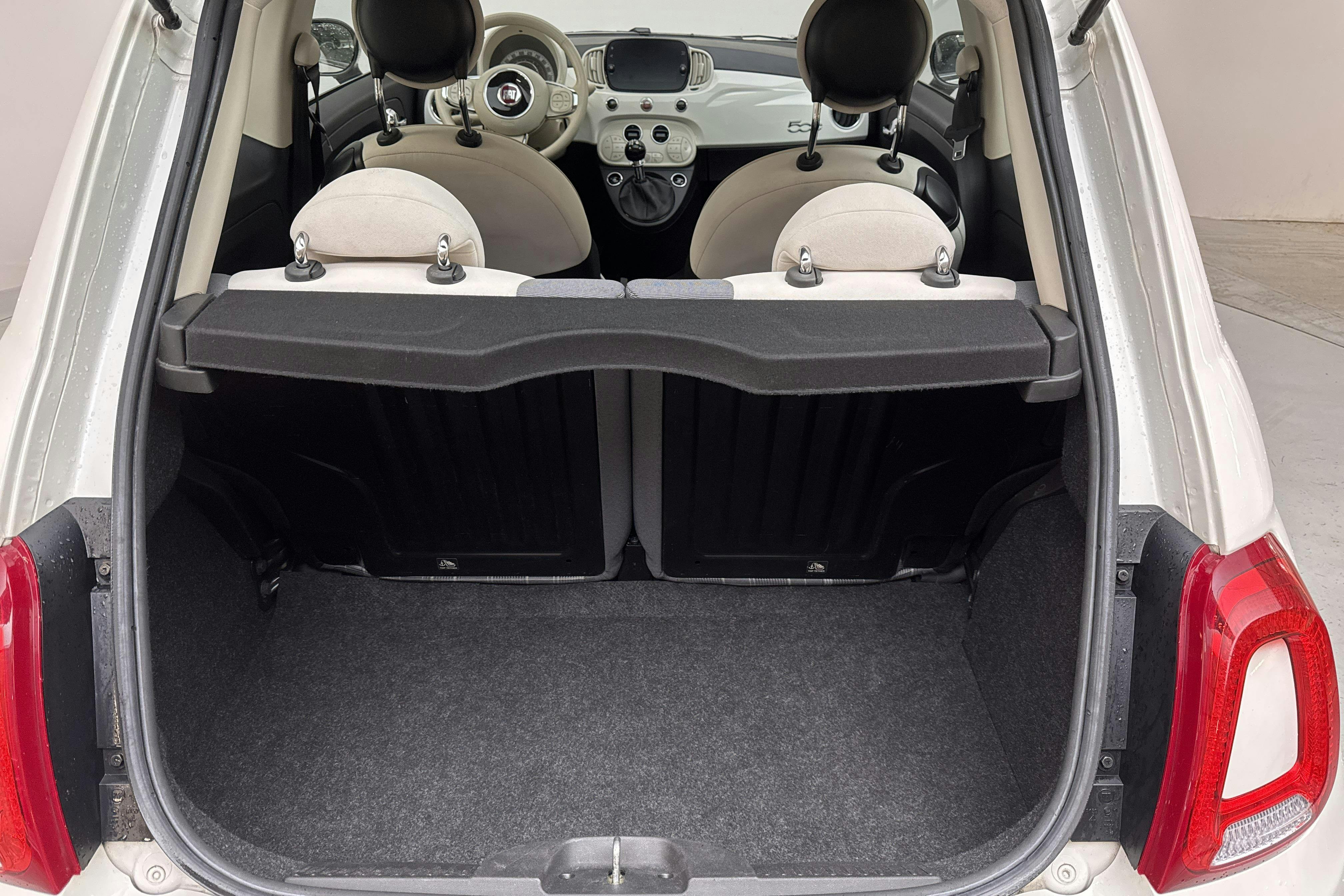 Fiat 500 1.2 (69hk) - 59 820 km - Manuaalinen - valkoinen - 2019
