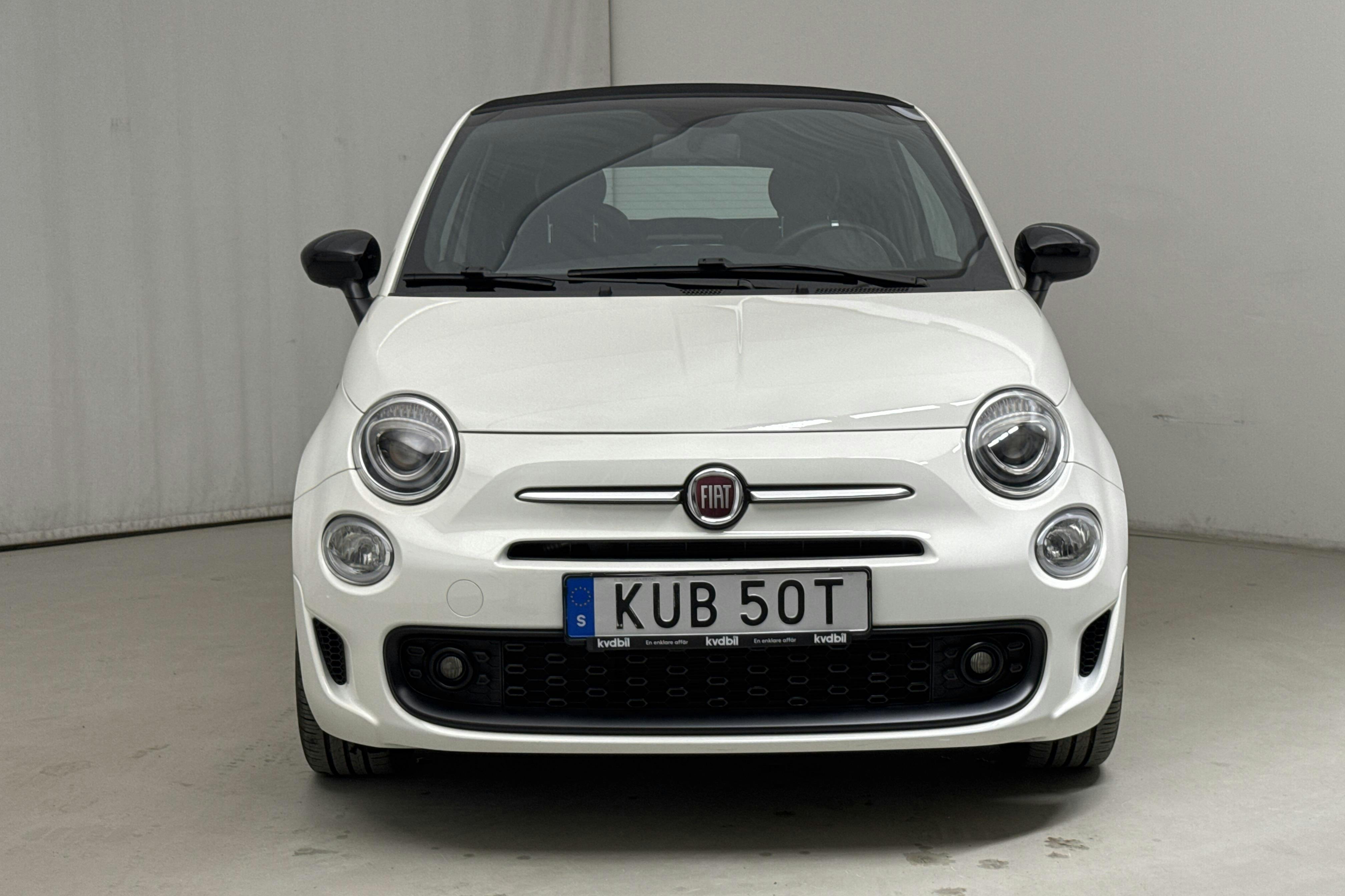 Fiat 500 Hybrid Cab (70hk) - 18 020 km - Käsitsi - valge - 2022