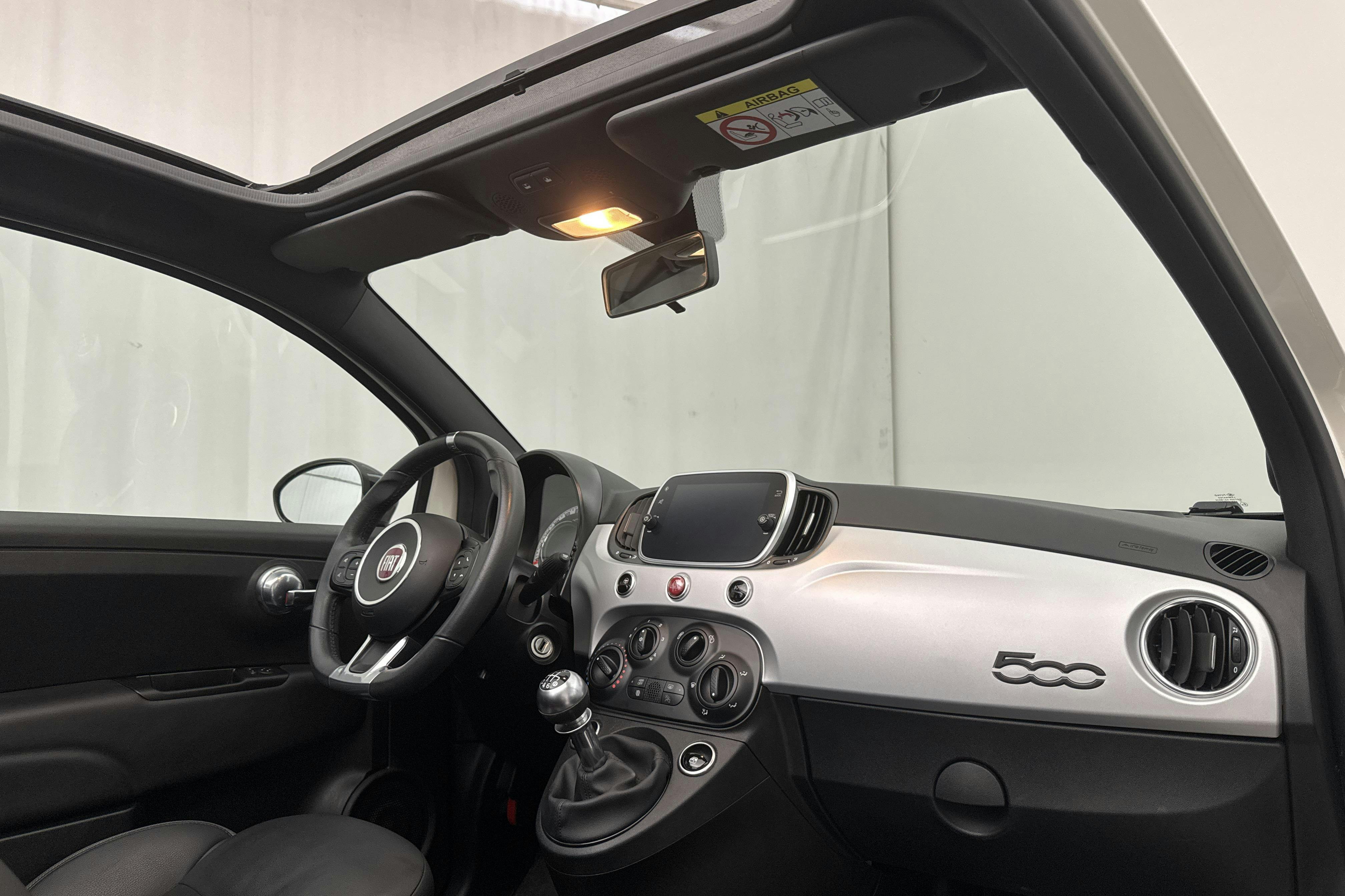 Fiat 500 Hybrid Cab (70hk) - 18 020 km - Käsitsi - valge - 2022