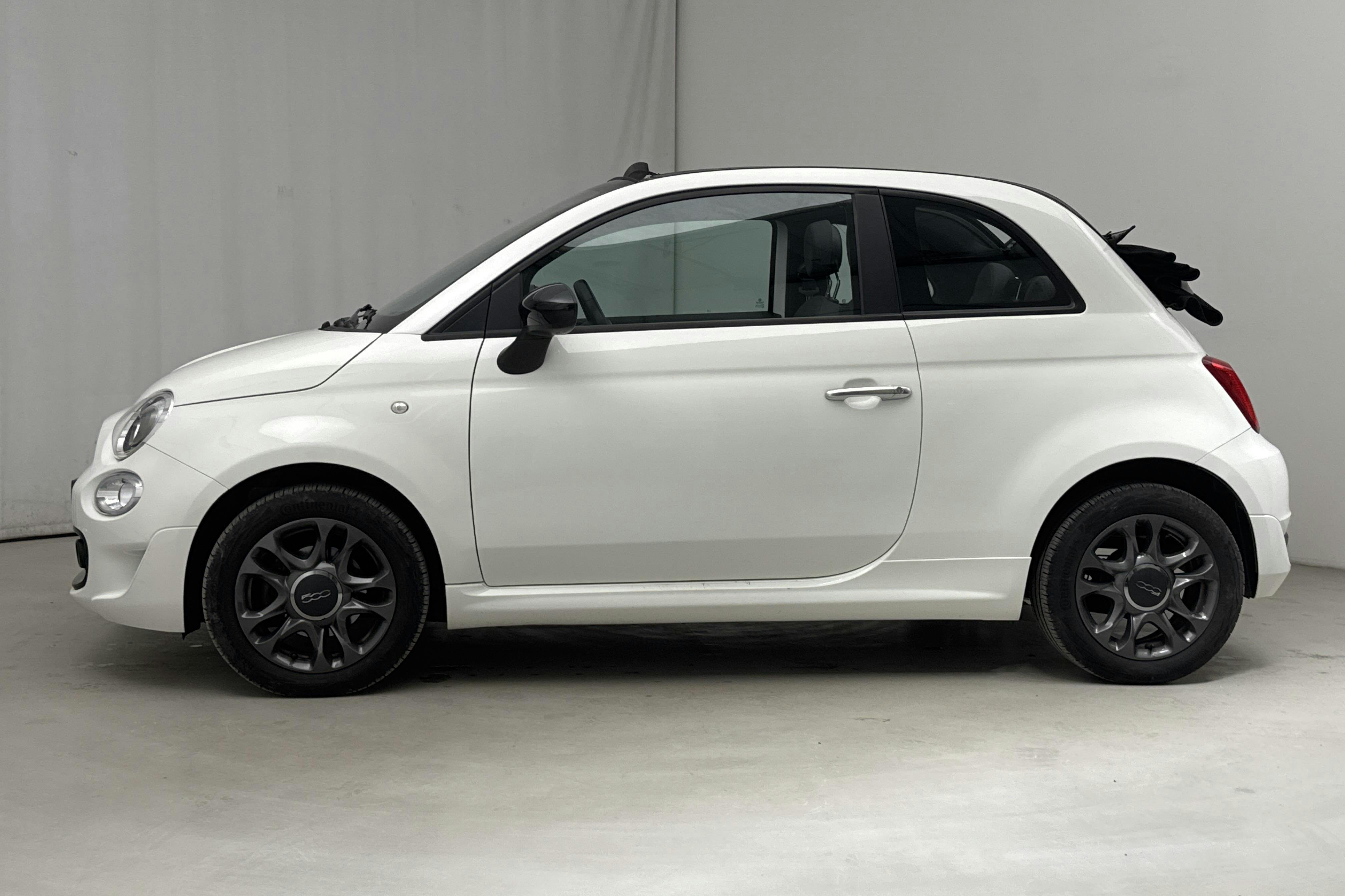 Fiat 500 Hybrid Cab (70hk) - 18 020 km - Käsitsi - valge - 2022