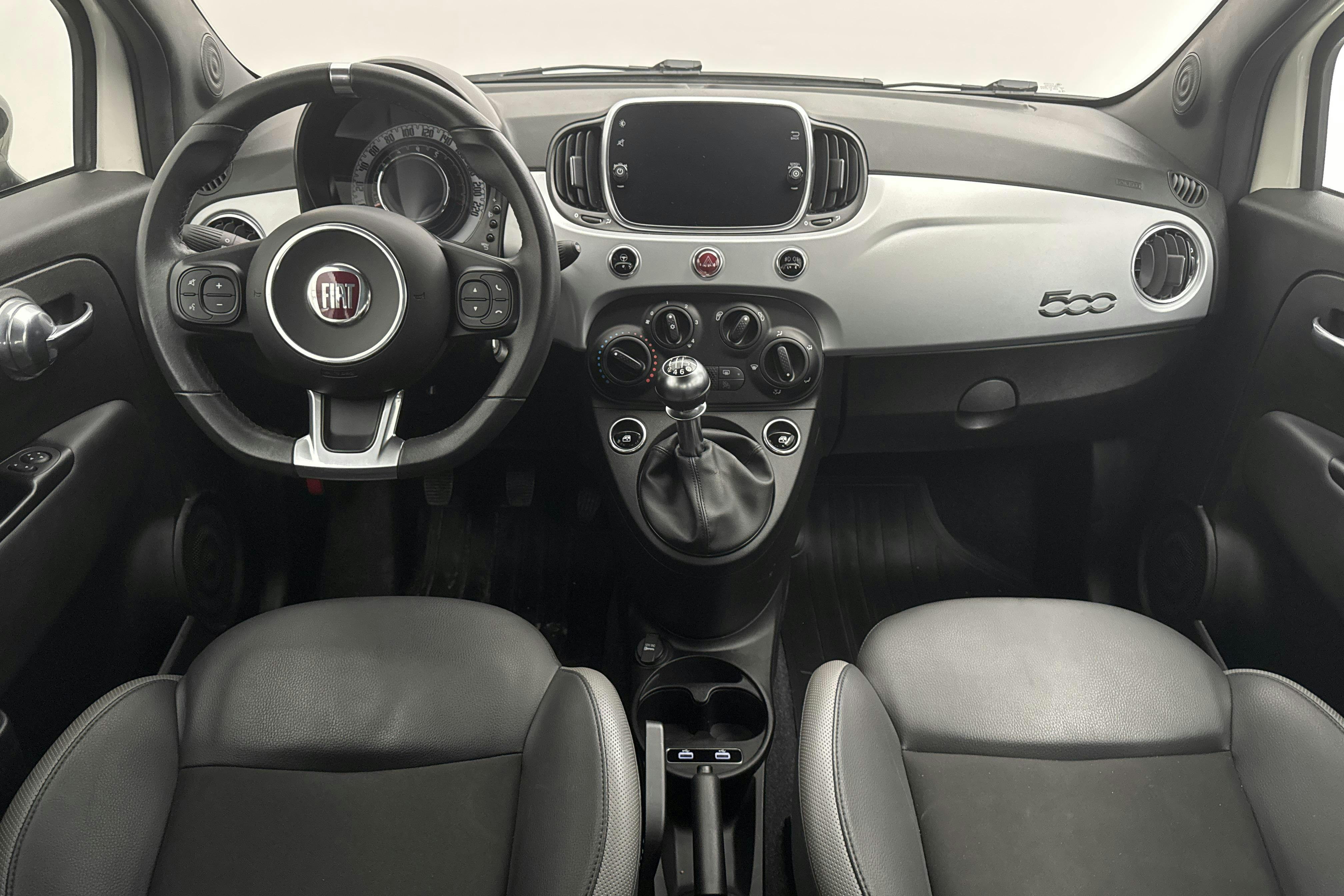 Fiat 500 Hybrid Cab (70hk) - 18 020 km - Käsitsi - valge - 2022