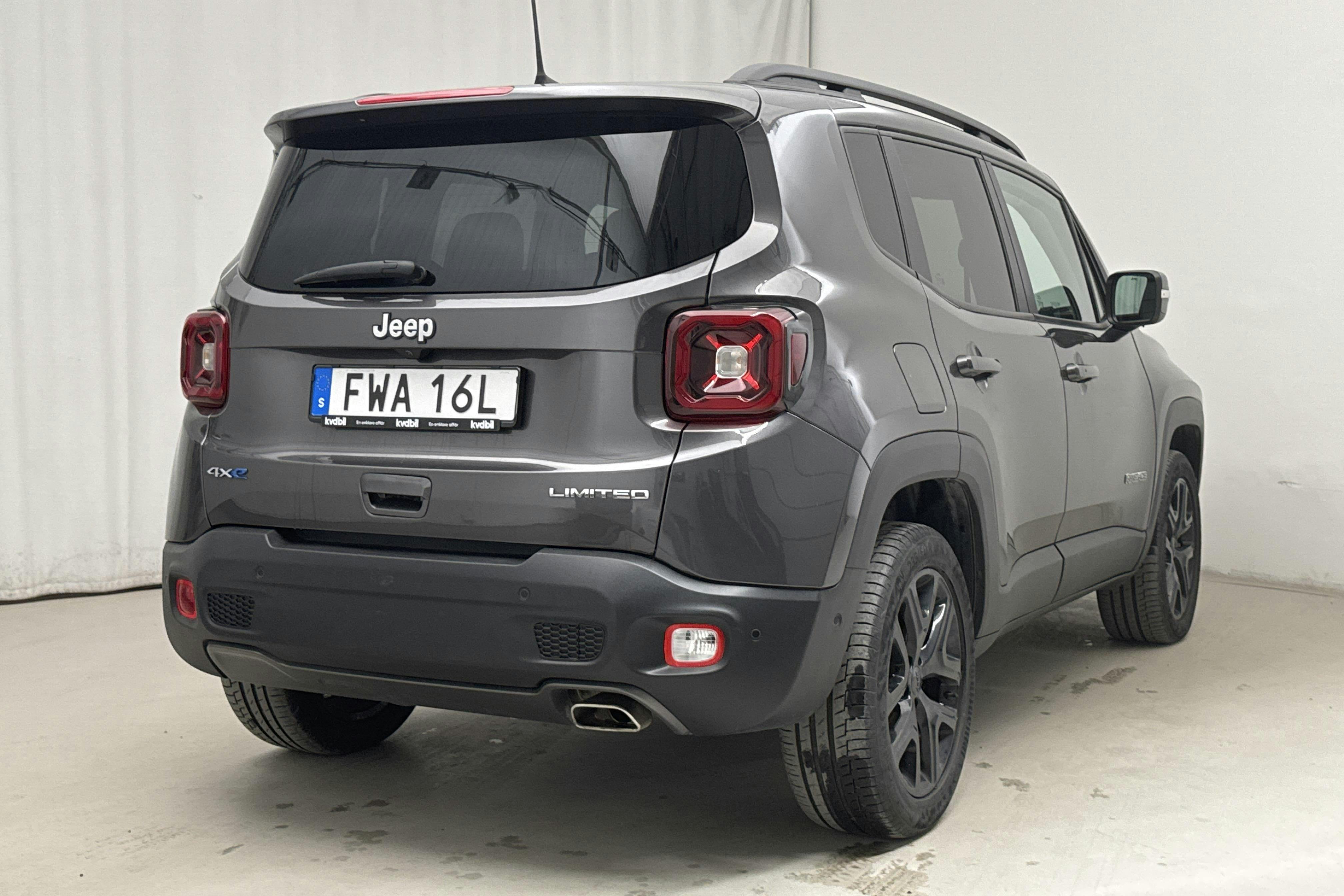 Jeep Renegade 1.3 PHEV 4WD (190hk) - 53 010 km - Automatic - gray - 2020