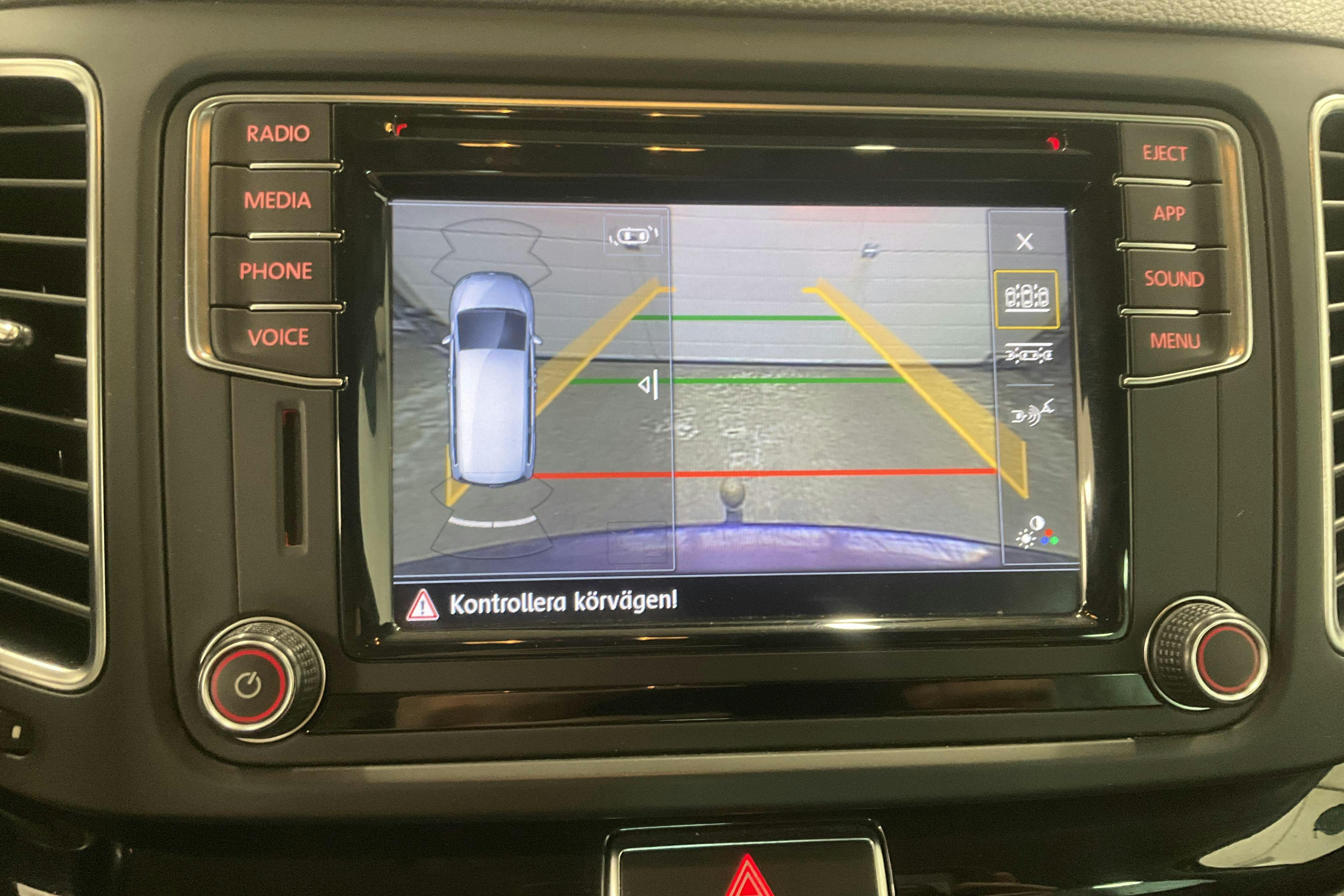 VW Sharan 2.0 TDI 4Motion (184hk) - 183 280 km - Automatyczna - Dark Red - 2018