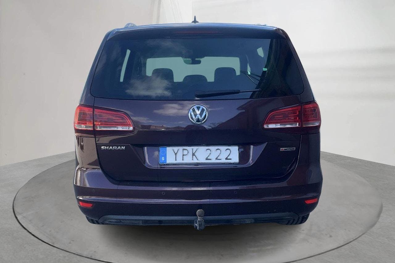 VW Sharan 2.0 TDI 4Motion (184hk) - 183 280 km - Automatyczna - Dark Red - 2018