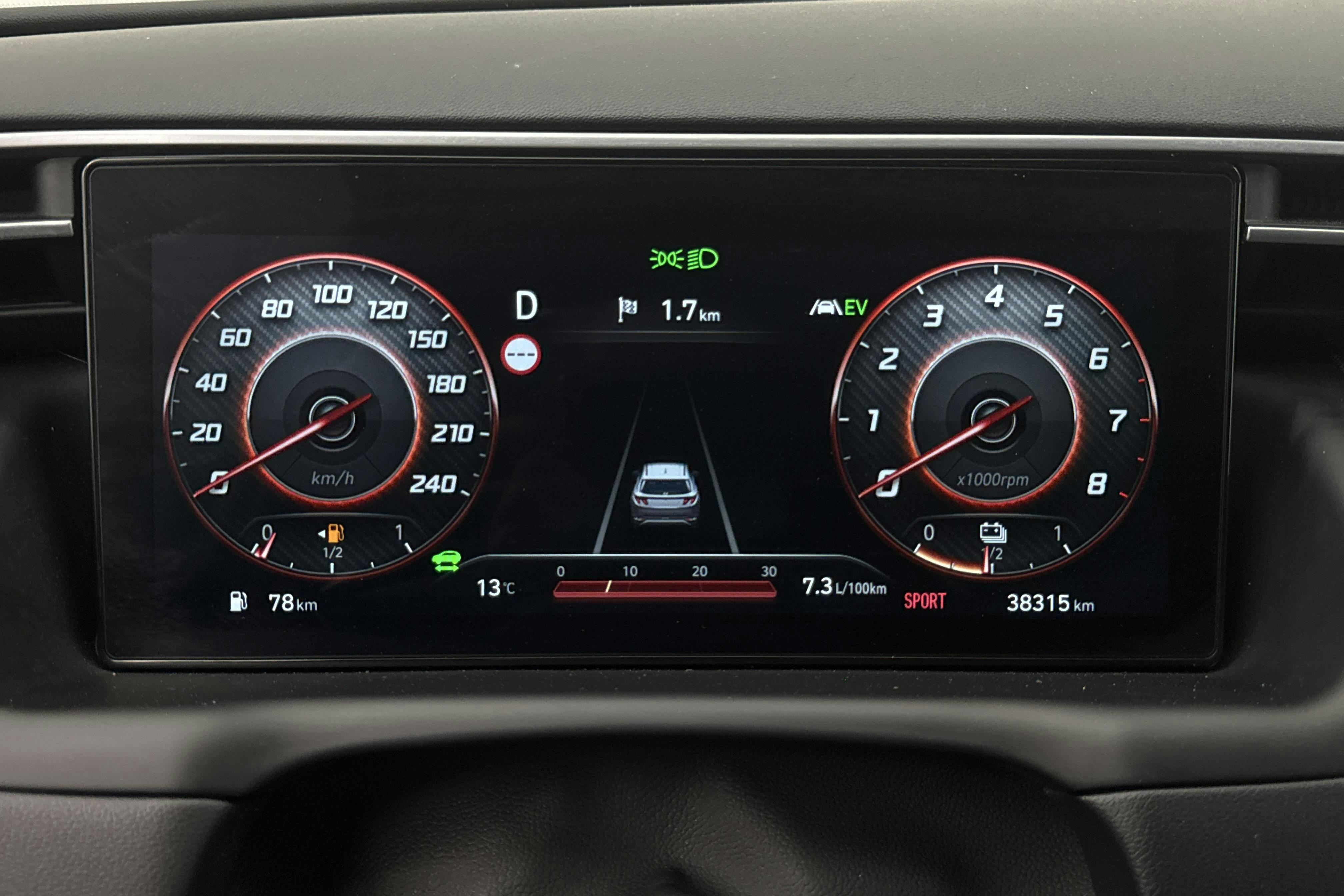 Hyundai Tucson Hybrid 4WD (230hk) - 38 320 km - Automatyczna - biały - 2023