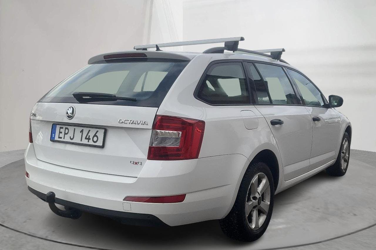 Skoda Octavia III 1.6 TDI CR Combi 4X4 (105hk) - 84 810 km - Manual - white - 2015