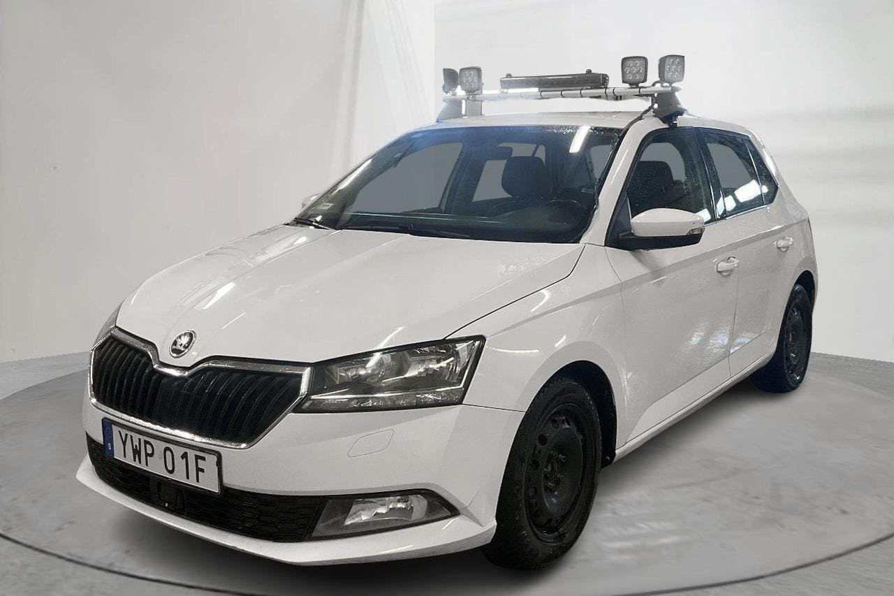Skoda Fabia 1.0 TSI 5dr (95hk) - 108 880 km - Automatyczna - biały - 2021