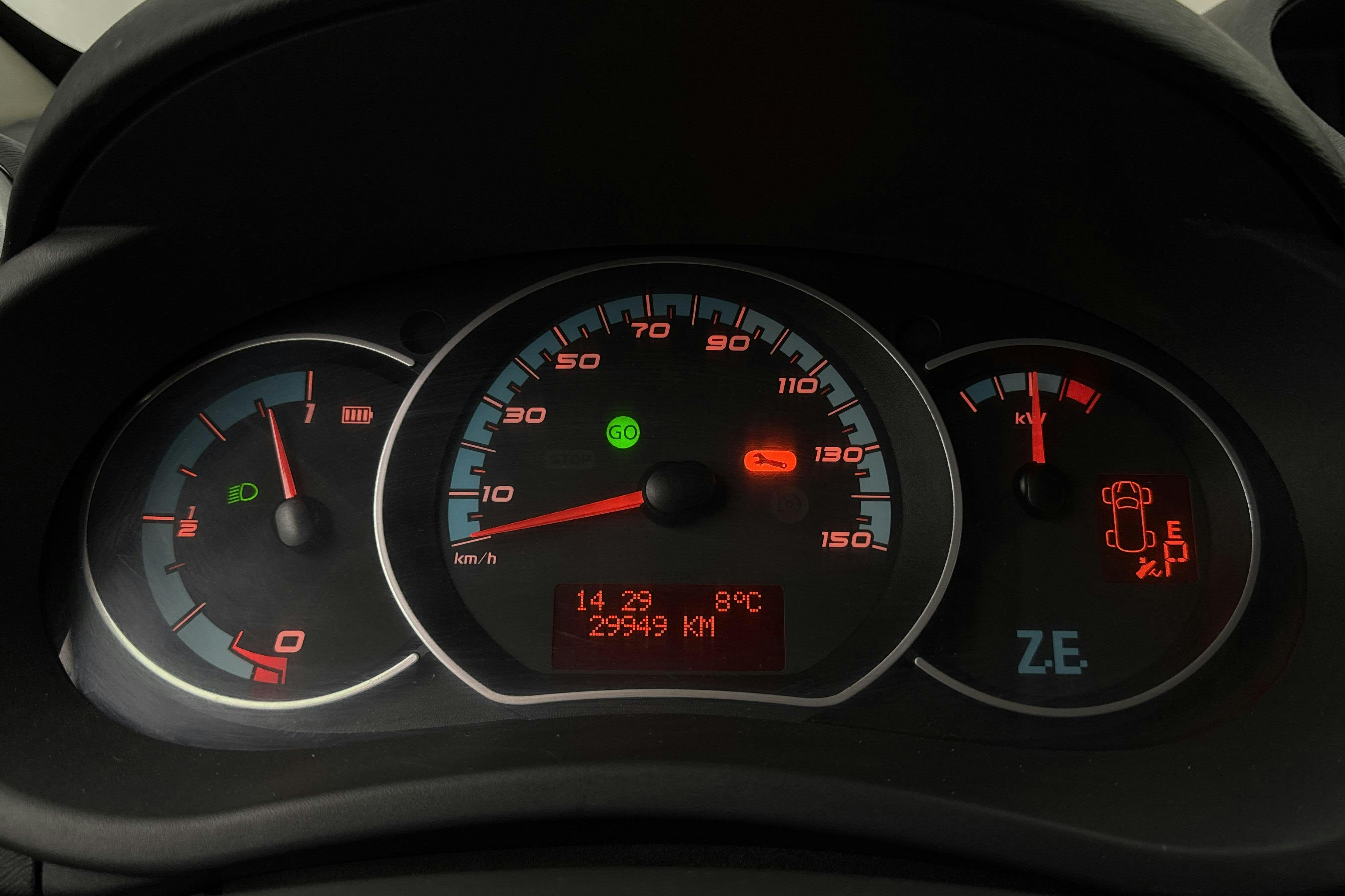 Renault Kangoo Z.E Power Plus 33 kWh Maxi Skåp (60hk) - 29 950 km - Automatyczna - biały - 2019