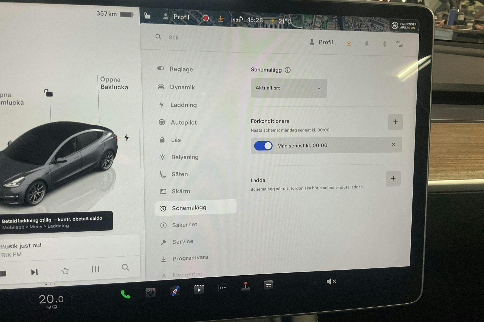 Tesla Model 3 Standard Range RWD - 39 810 km - Automatic - gray - 2022