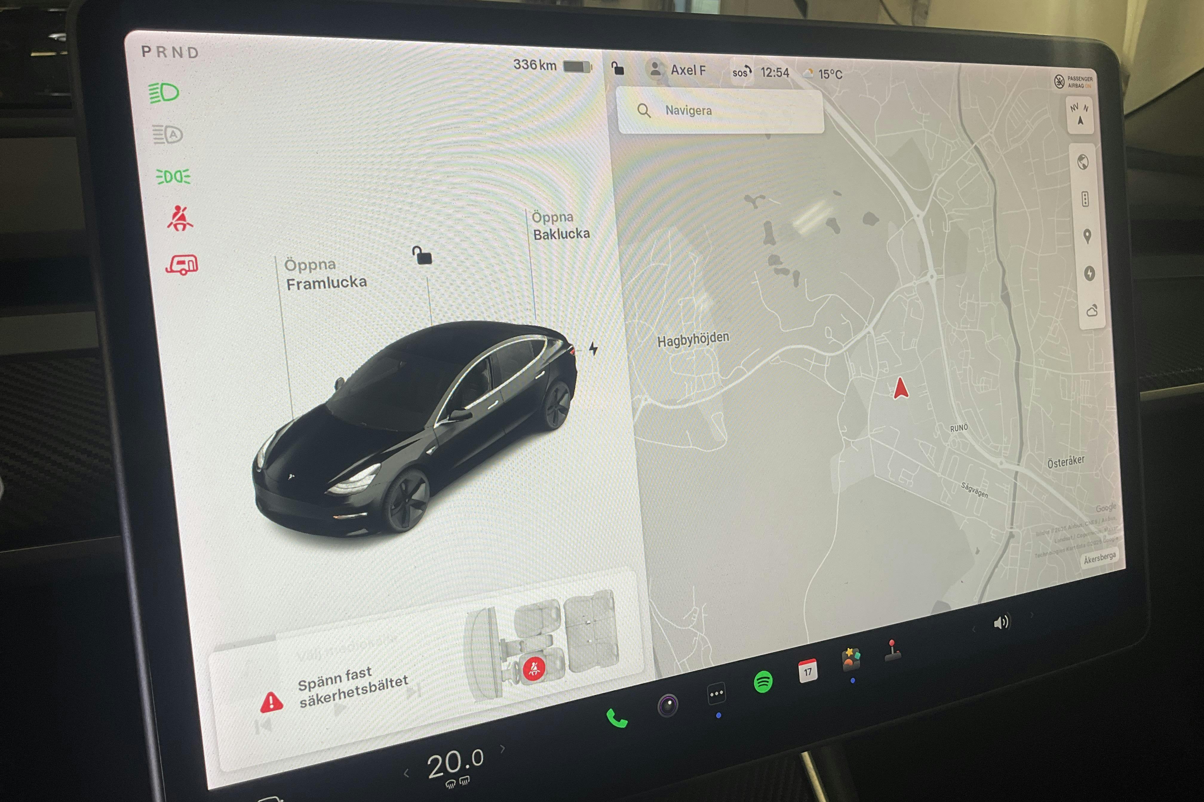 Tesla Model 3 Long Range Dual Motor AWD - 11 506 mil - Automat - svart - 2019