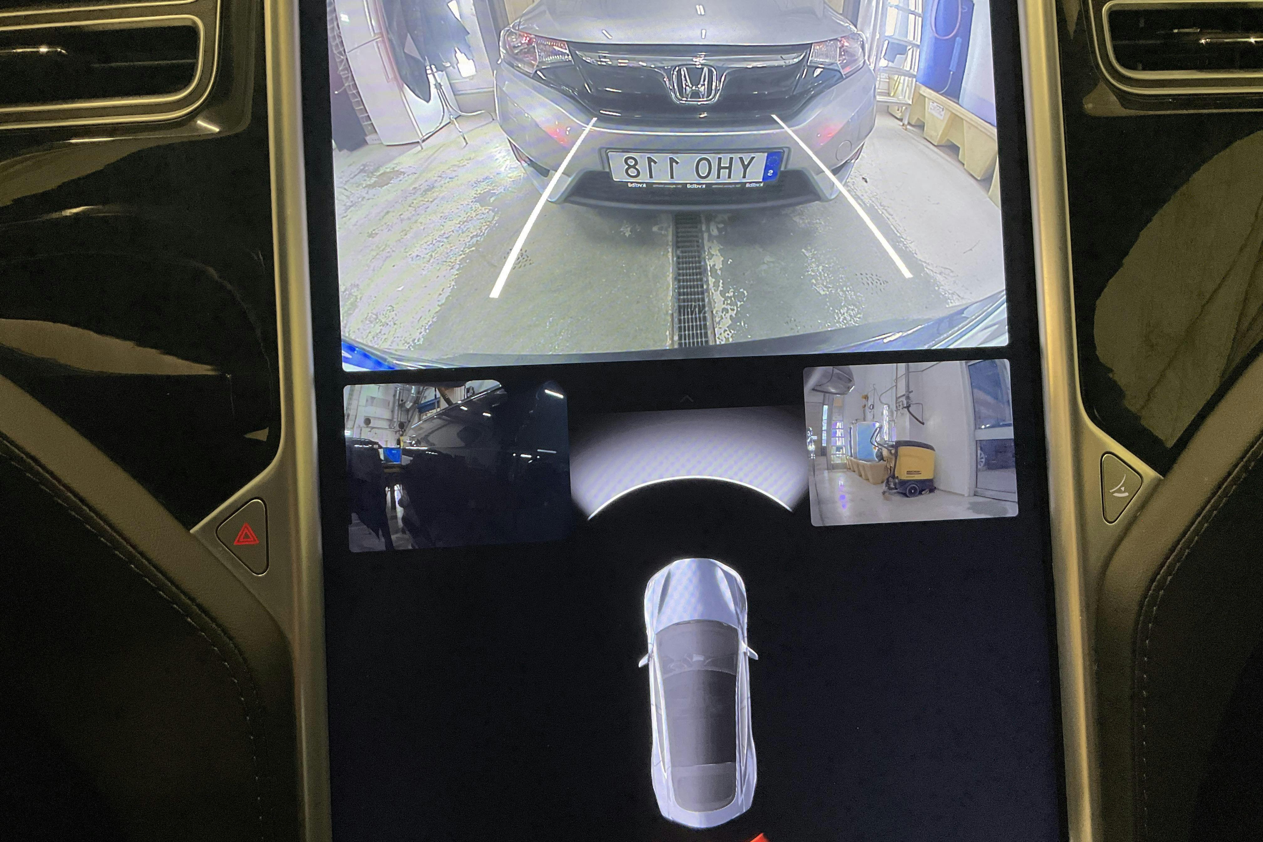 Tesla Model S 75D - 6 384 mil - Automat - grå - 2018