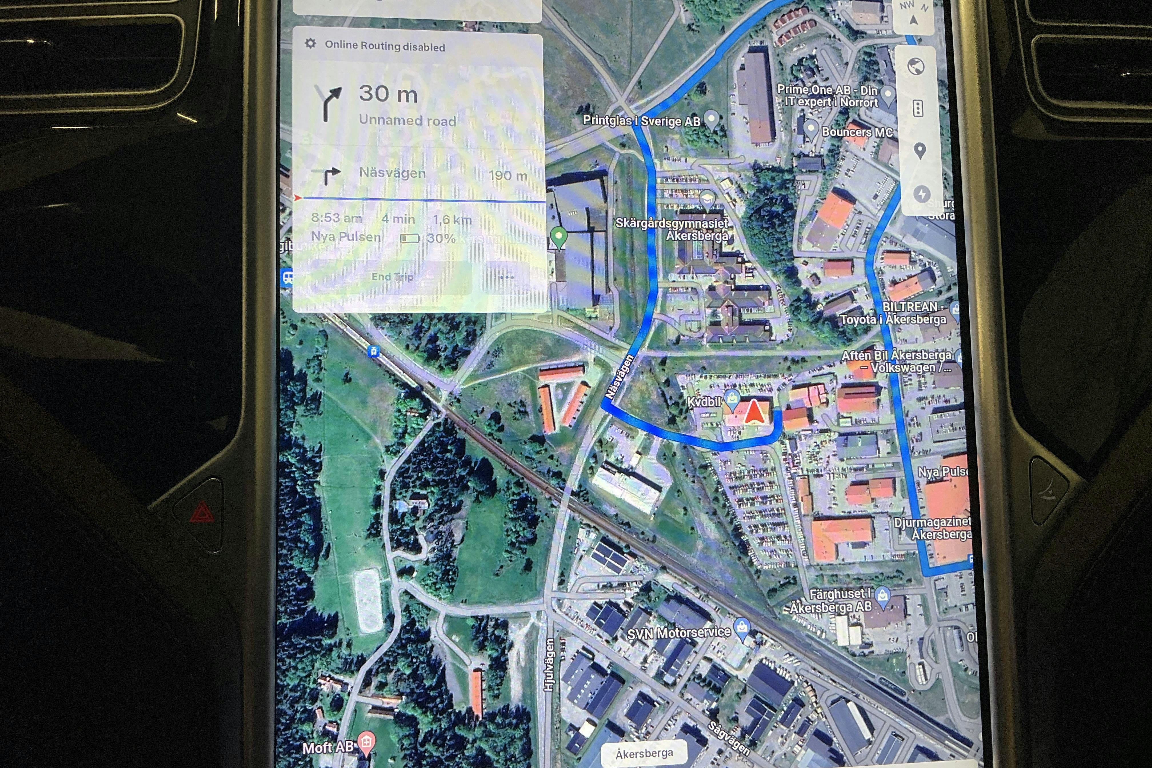 Tesla Model S 75D - 6 384 mil - Automat - grå - 2018