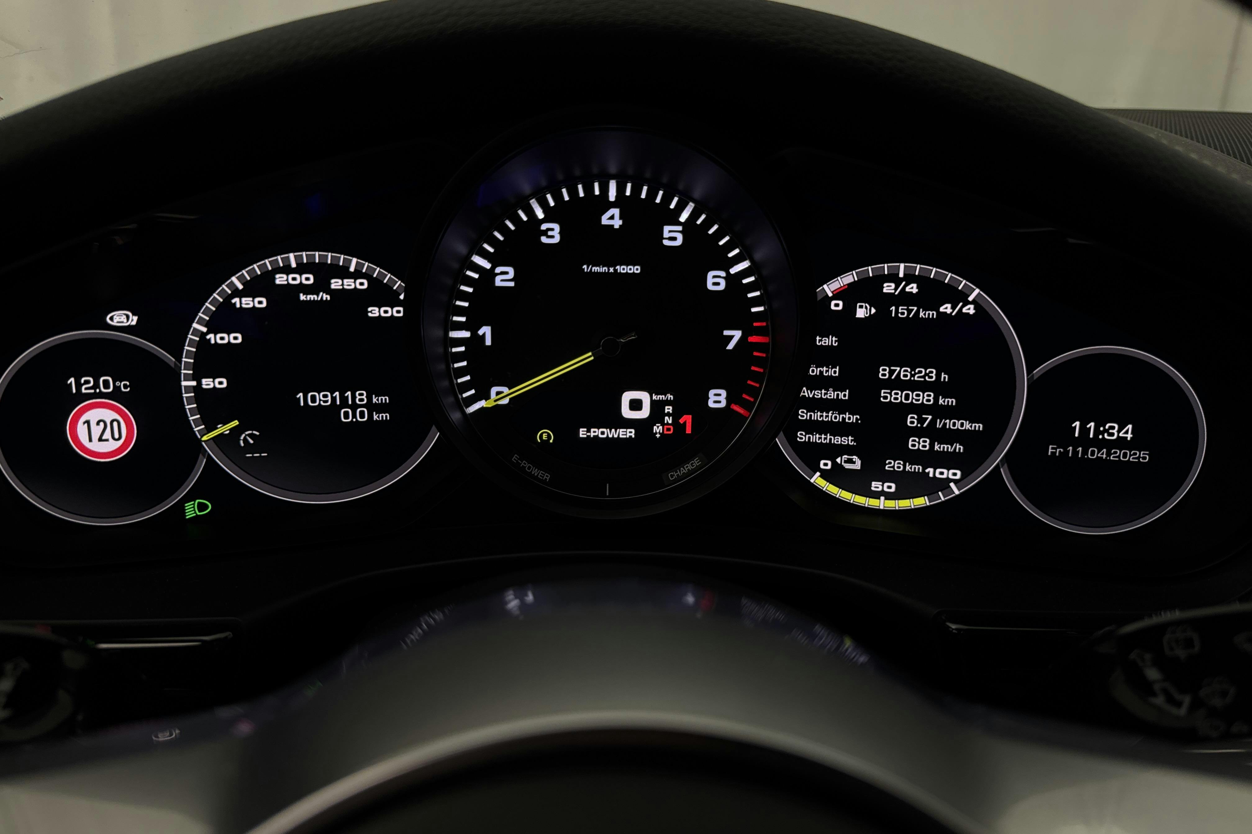 Porsche Panamera 4 E-hybrid Sport Turismo (462hk) - 109 120 km - Automatic - Dark Grey - 2020