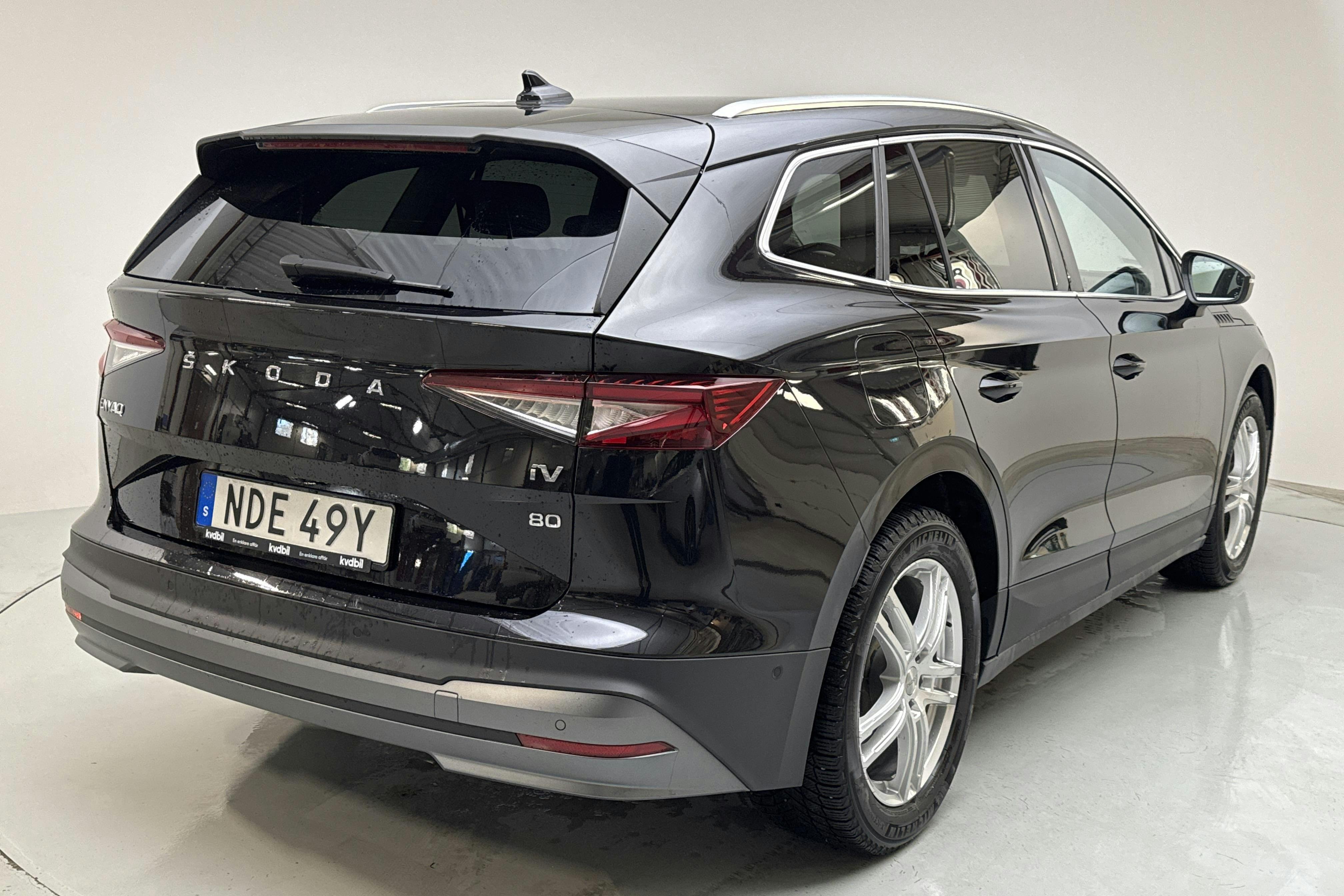 Skoda Enyaq 80 iV (204hk) - 52 130 km - Automaattinen - musta - 2023