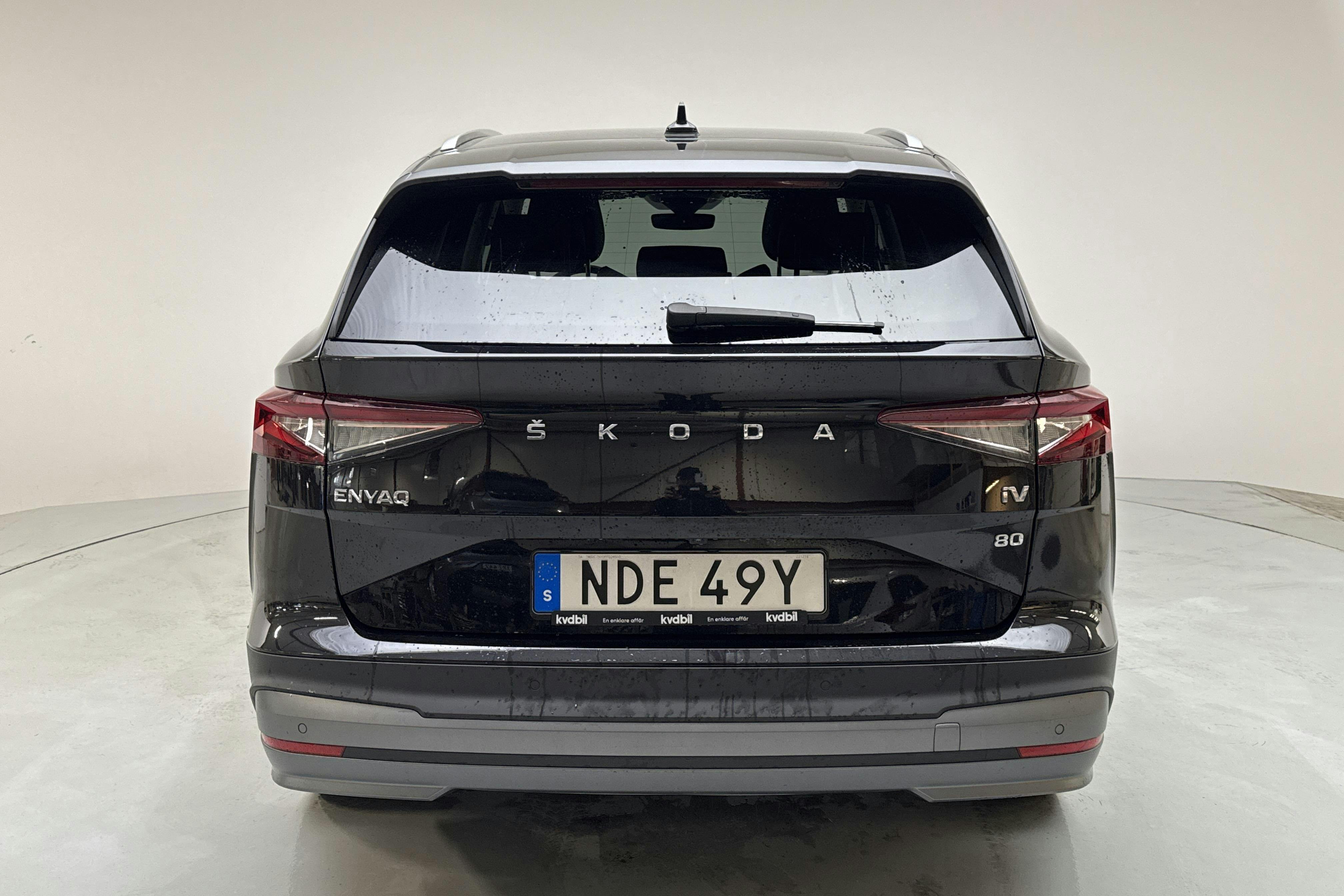 Skoda Enyaq 80 iV (204hk) - 52 130 km - Automaattinen - musta - 2023