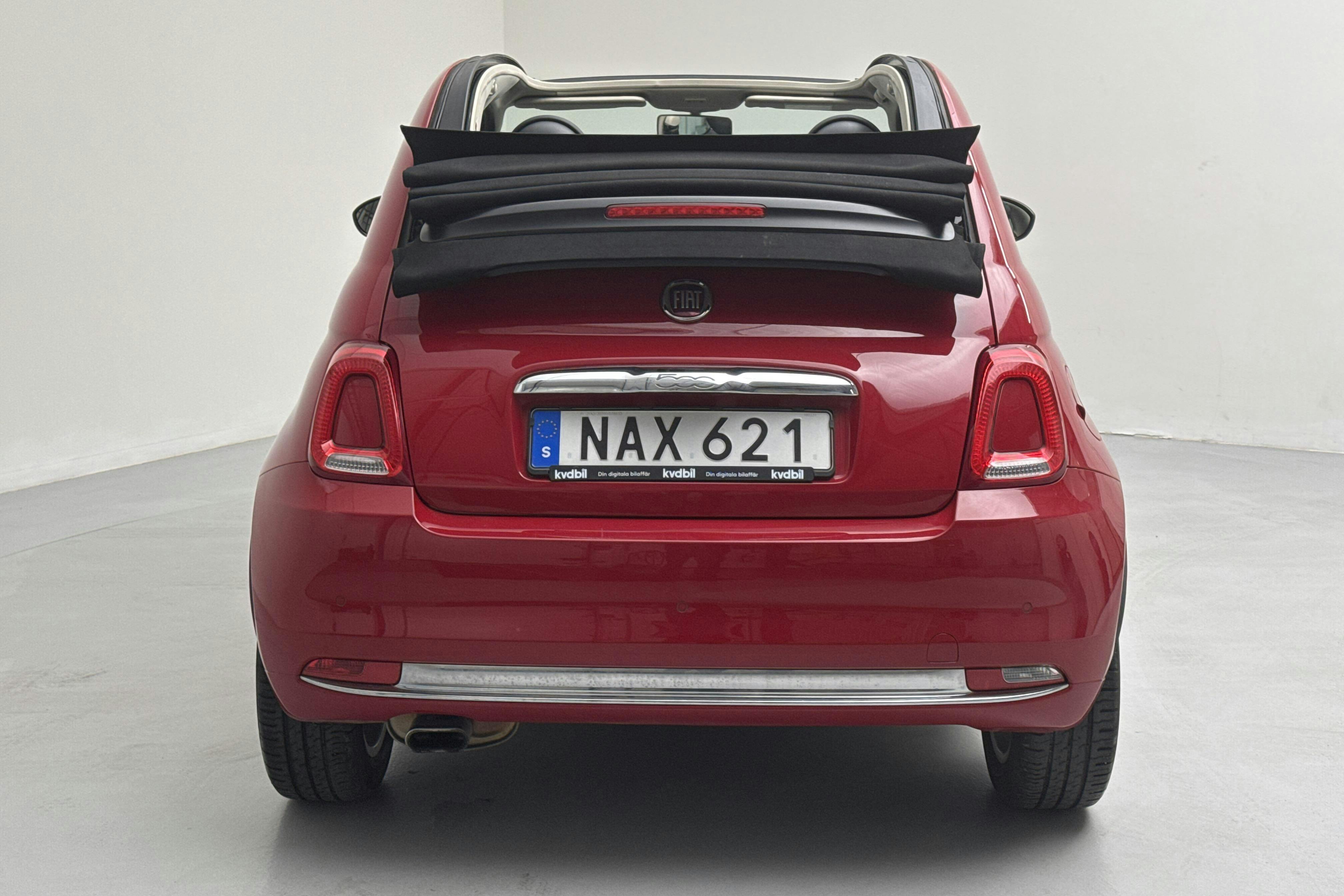 Fiat 500C 1.2 (69hk) - 5 216 mil - Manuell - röd - 2016