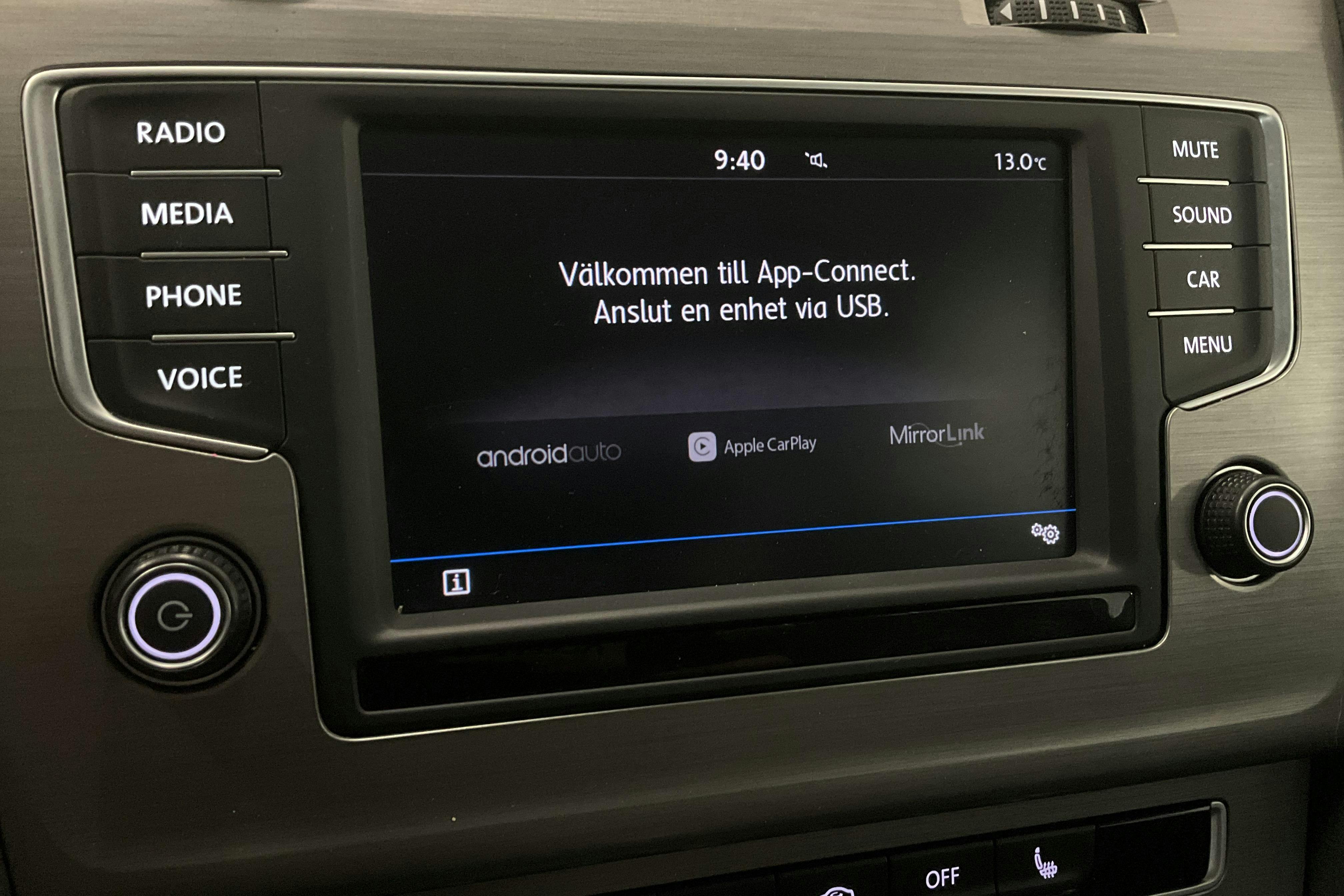 VW Golf VII 1.4 TGI BlueMotion Sportscombi (110hk) - 12 280 mil - Automat - vit - 2017