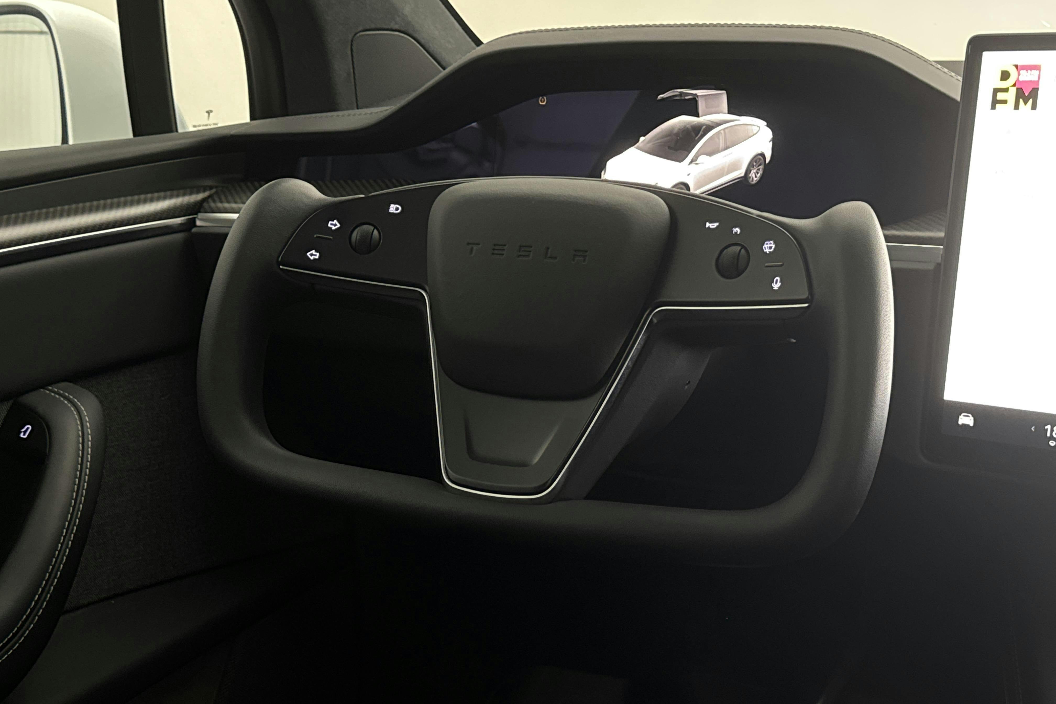 Tesla Model X Plaid AWD (1020hk) - 1 721 mil - Automat - vit - 2023