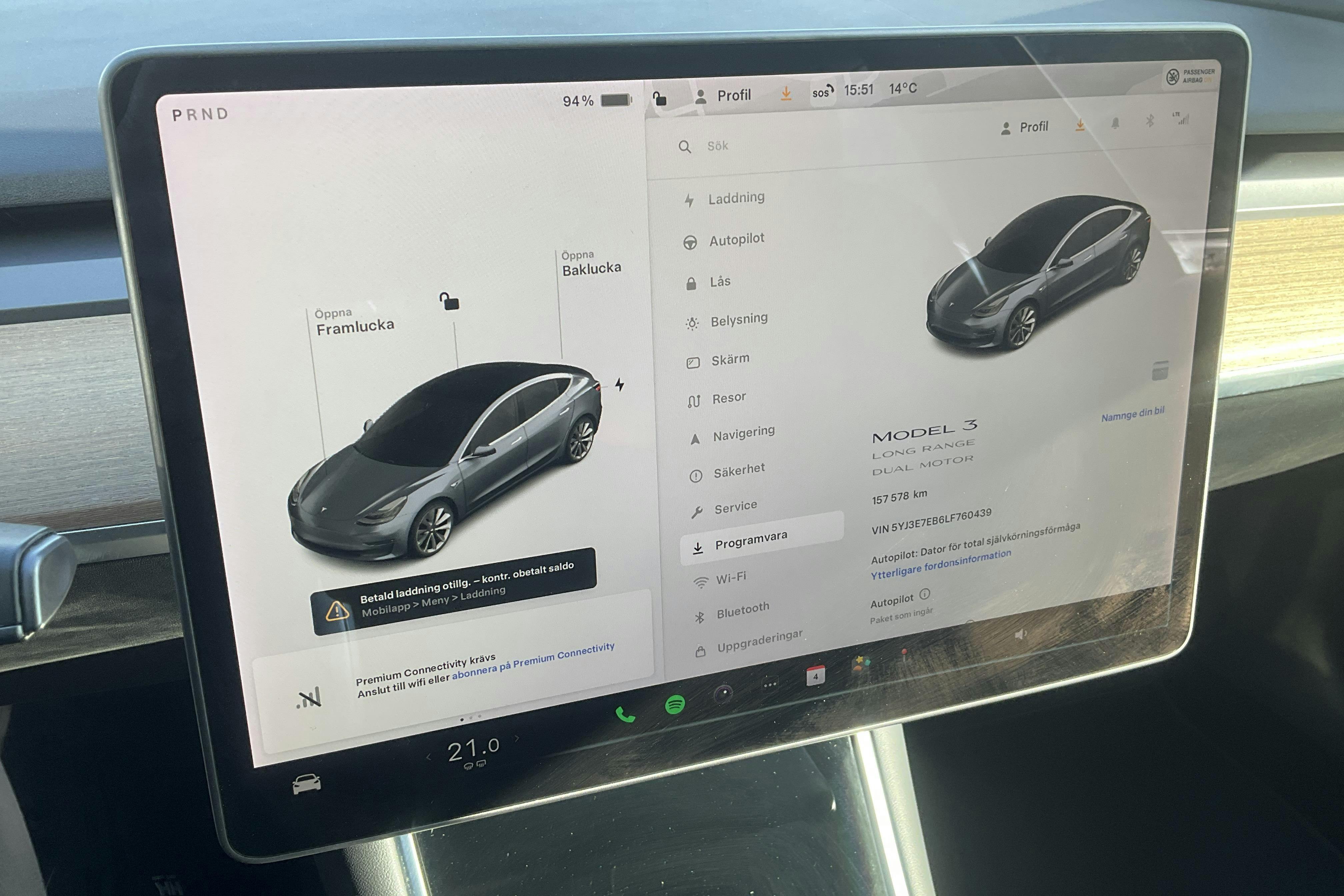 Tesla Model 3 Long Range Dual Motor AWD - 157 570 km - Automaattinen - harmaa - 2020