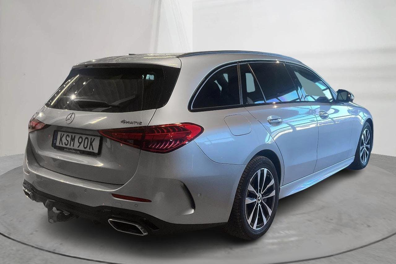 Mercedes C 300 de 4Matic Kombi S206 (319hk) - 44 380 km - Automatic - silver - 2024