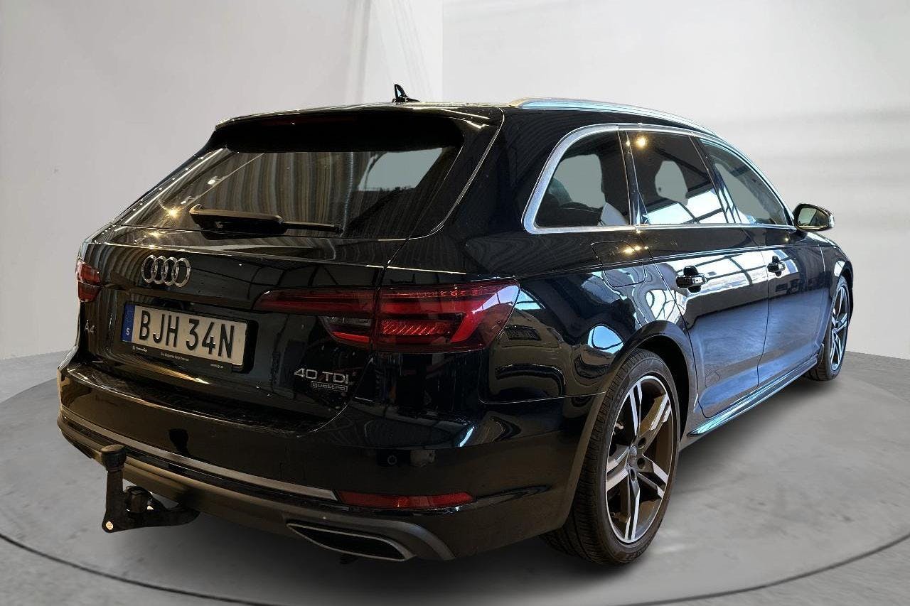 Audi A4 Avant 40 TDI quattro (190hk) - 155 830 km - Automatic - black - 2019