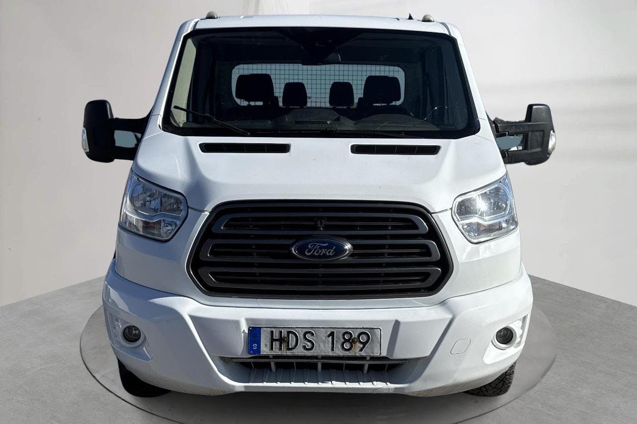 Ford Transit Custom 350 2.2 TDCi Pickup (125hk) - 204 000 km - Automatic - white - 2015