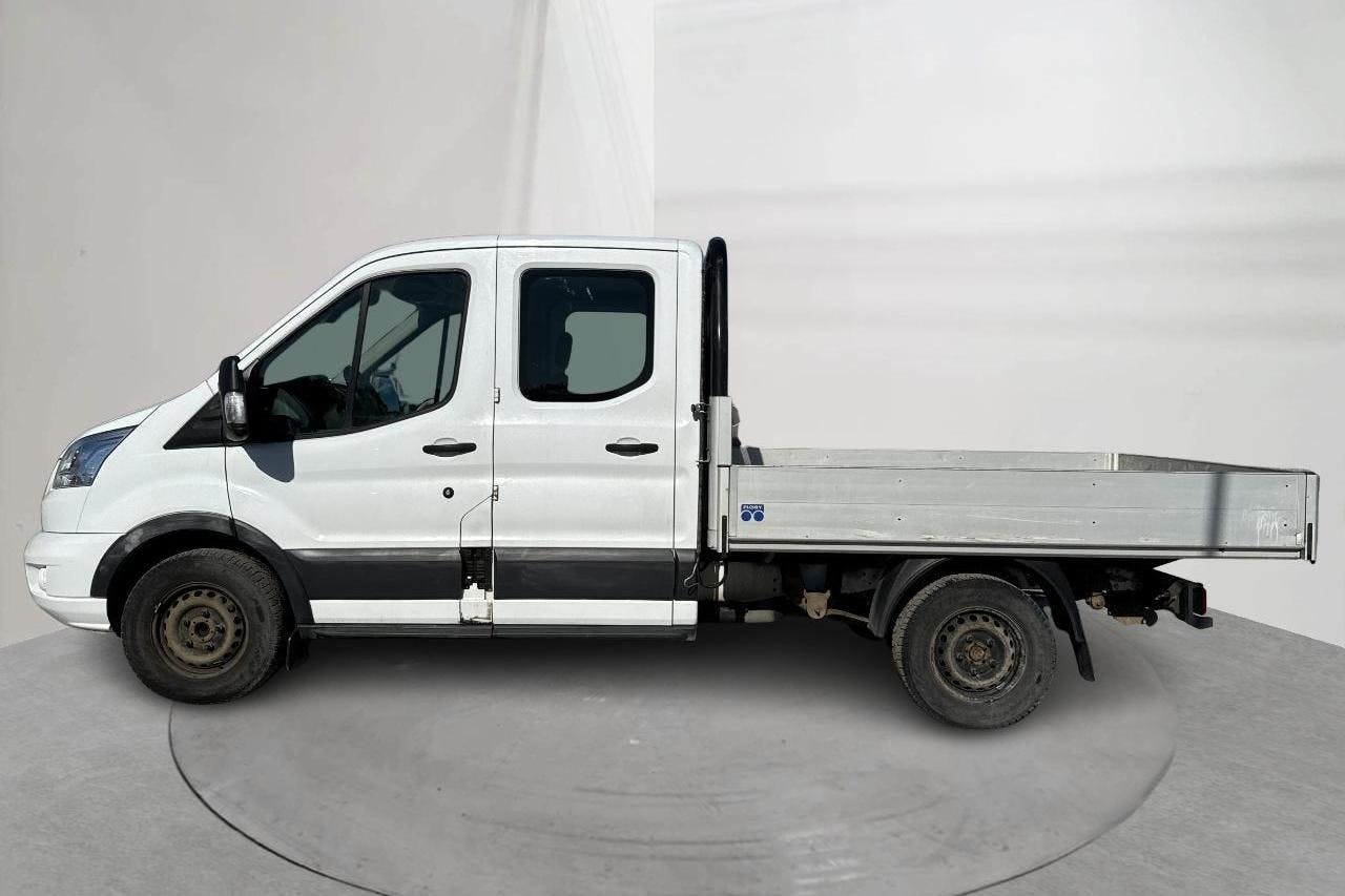 Ford Transit Custom 350 2.2 TDCi Pickup (125hk) - 204 000 km - Automatic - white - 2015