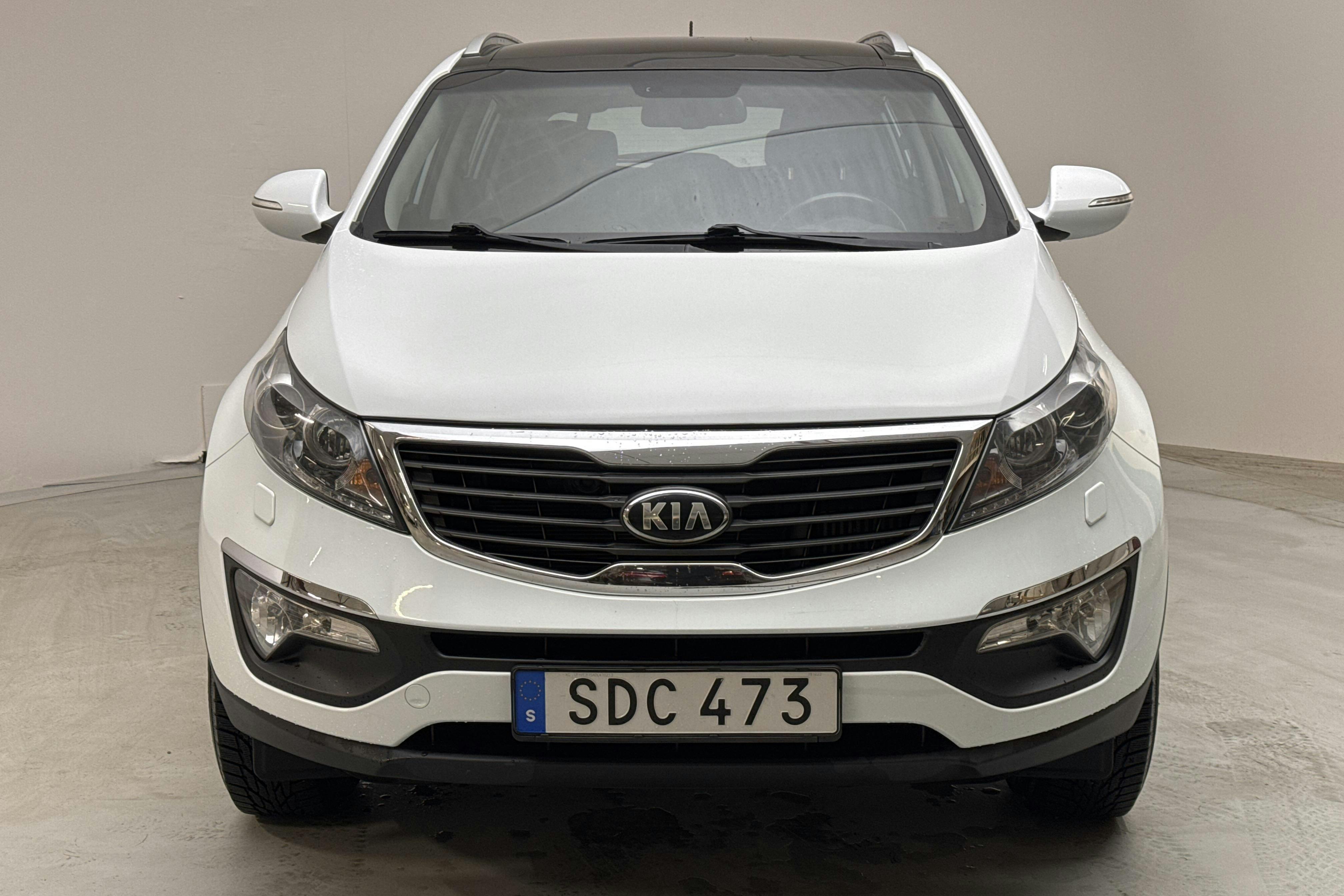 KIA Sportage 1.7 CRDi 2WD (115hk) - 148 510 km - Manualna - biały - 2013